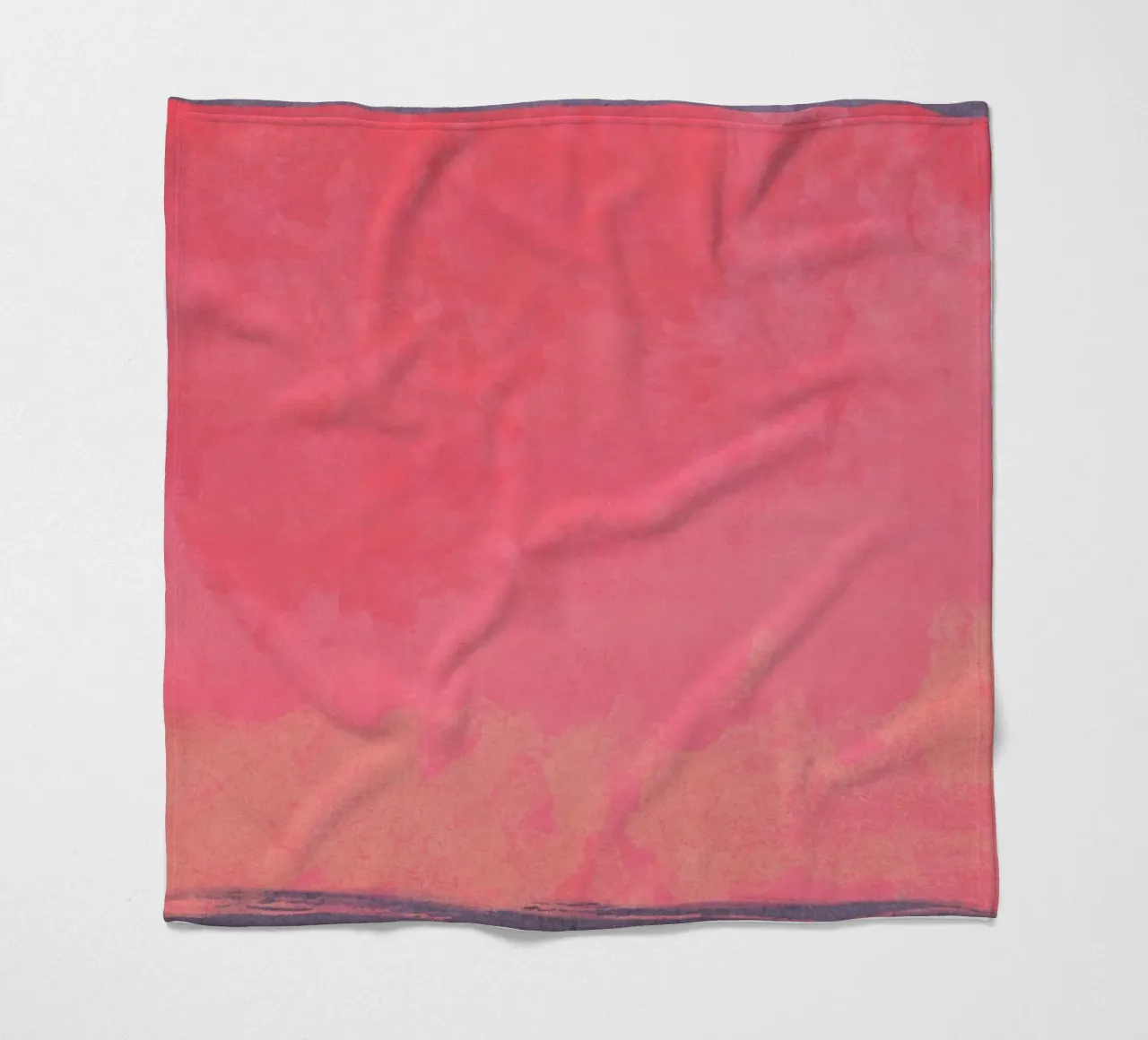 Minimal Abstract Fuschia Colorfield 01 coperta in pile da amini54