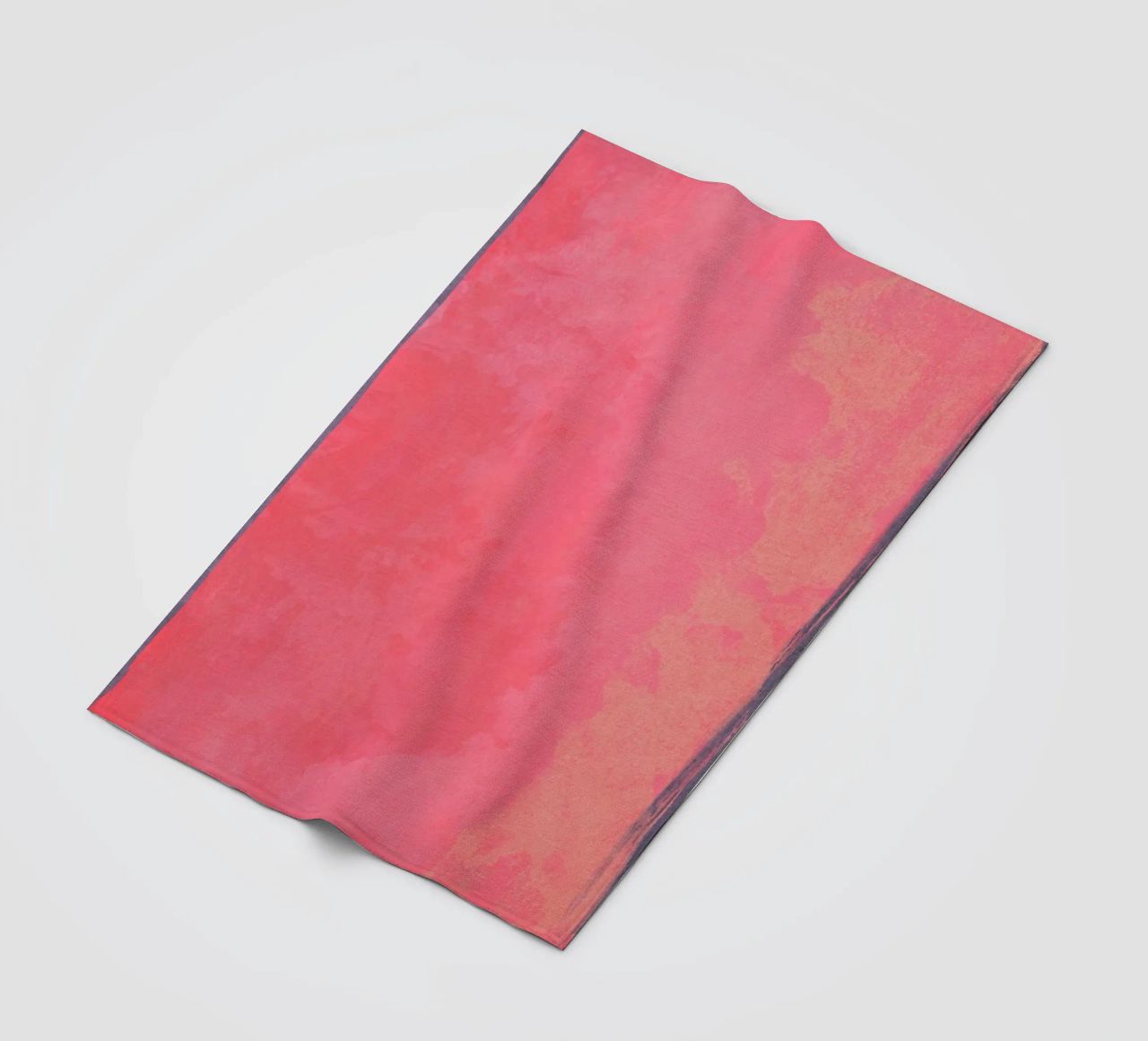 Minimal Abstract Fuschia Colorfield 01 coperta in pile da amini54