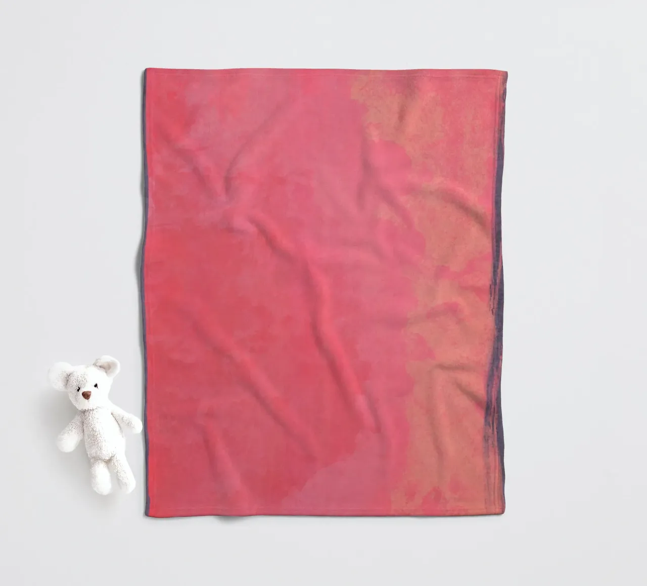 Minimal Abstract Fuschia Colorfield 01 coperta in pile da amini54