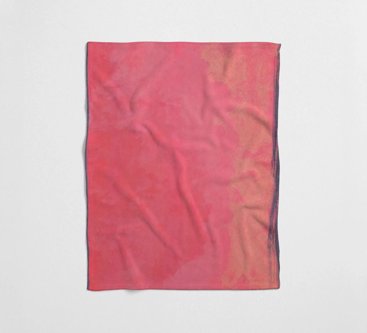 Minimal Abstract Fuschia Colorfield 01 coperta in pile da amini54
