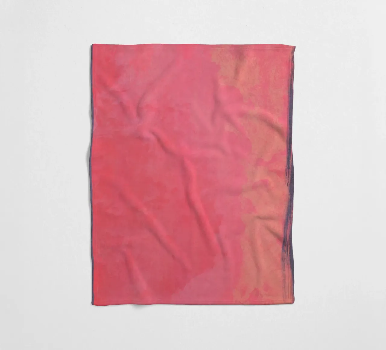Minimalistisch abstract fuschia kleurveld 01 fleecedeken van amini54