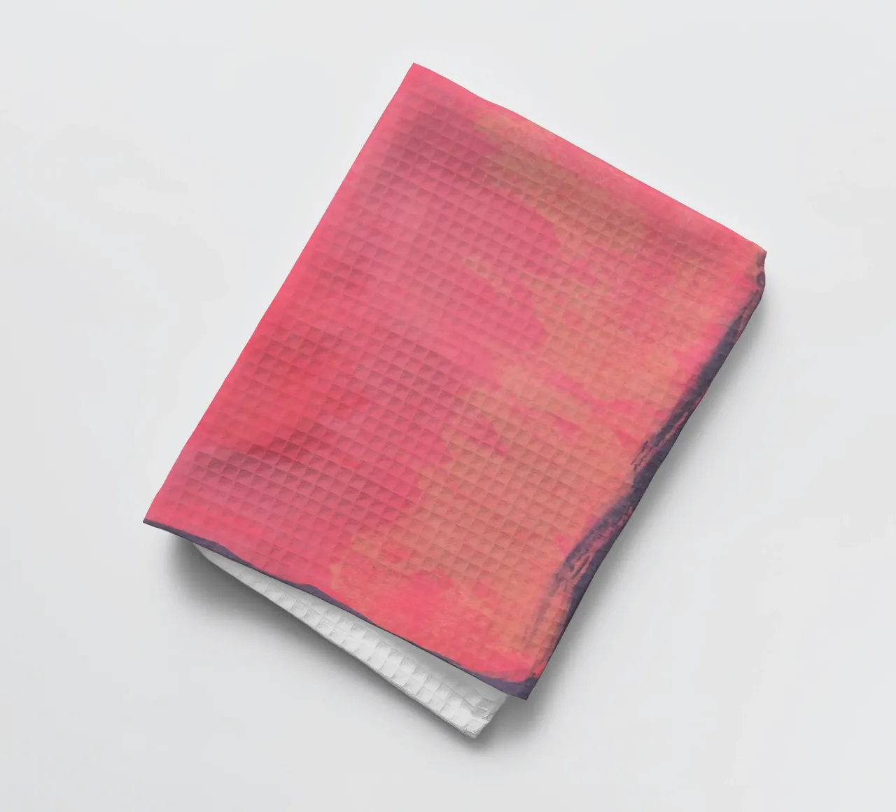 Champ de couleurs minimal abstrait Fuschia 01 torchon de amini54