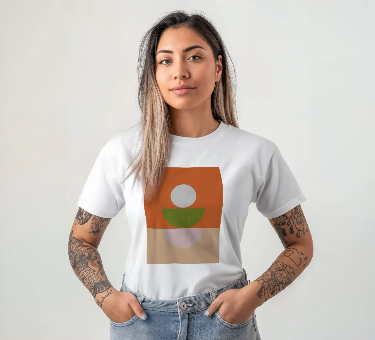 Forme geometriche Autunno Inverno t-shirt da KHouse Studio