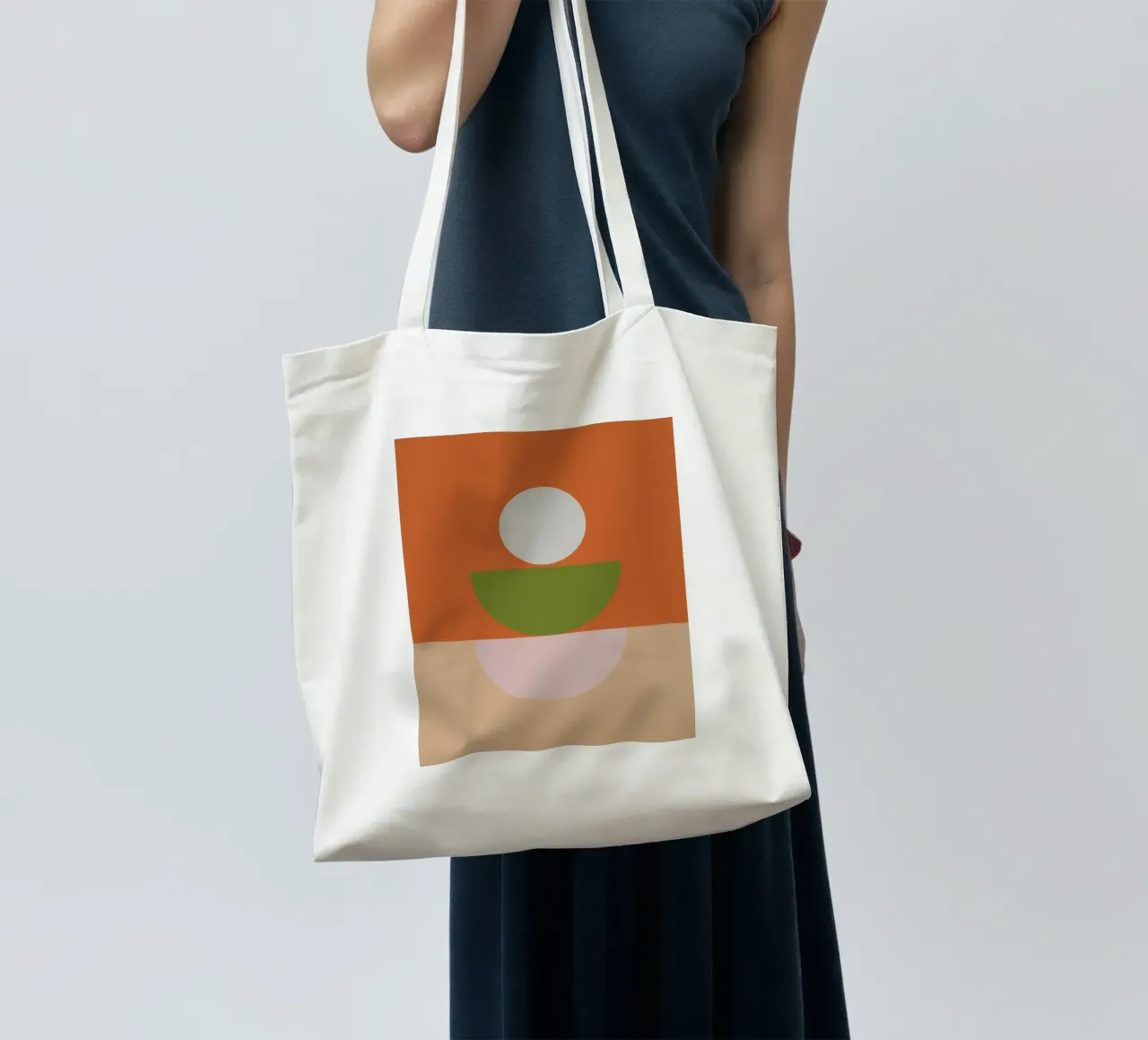 Forme geometriche Autunno Inverno borsa in juta da KHouse Studio