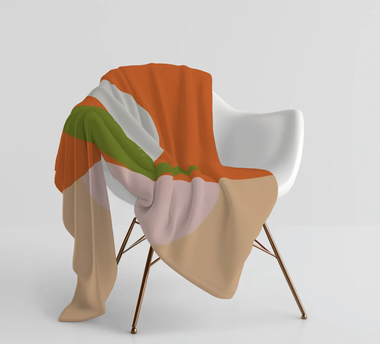 Forme geometriche Autunno Inverno coperta in pile da KHouse Studio