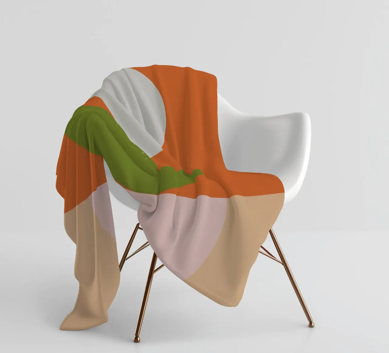 Forme geometriche Autunno Inverno coperta in pile da KHouse Studio
