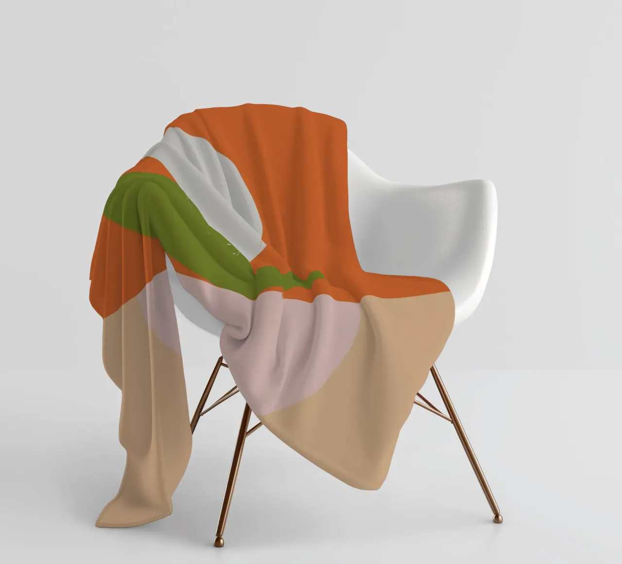 Forme geometriche Autunno Inverno coperta in pile da KHouse Studio