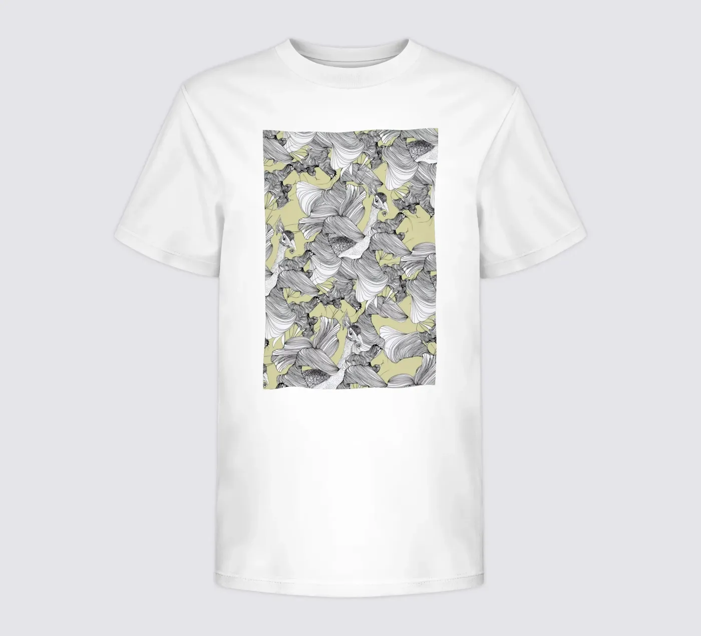 Pavone t-shirt bambini da Giulio Iurissevich