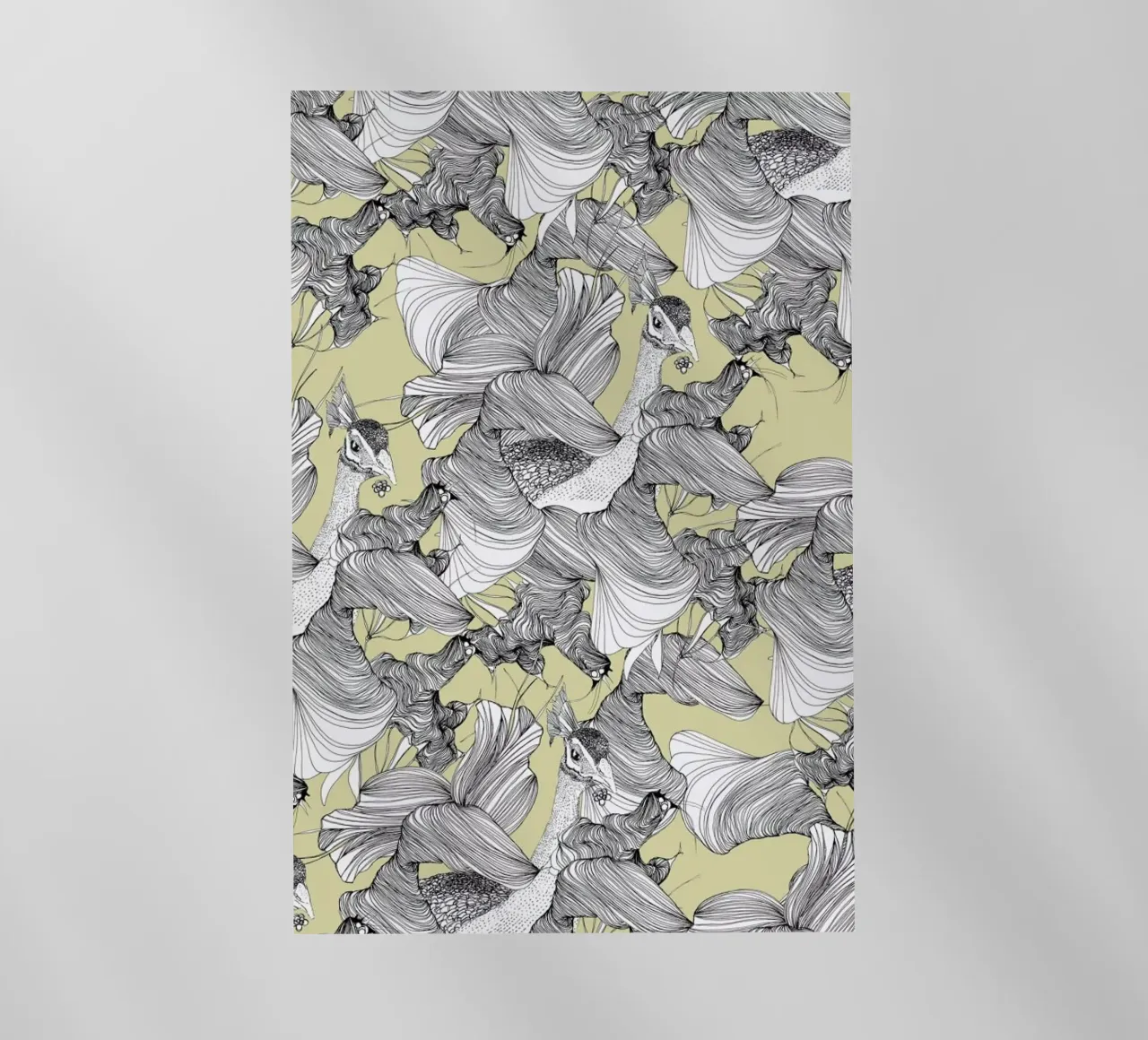 Pavone pellicola backlit da Giulio Iurissevich