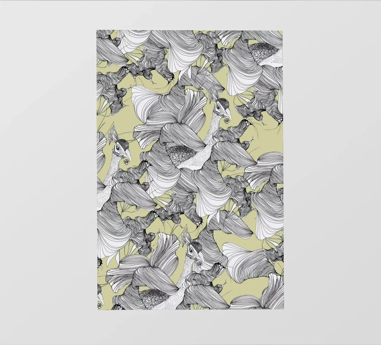 Pavone pellicola backlit da Giulio Iurissevich