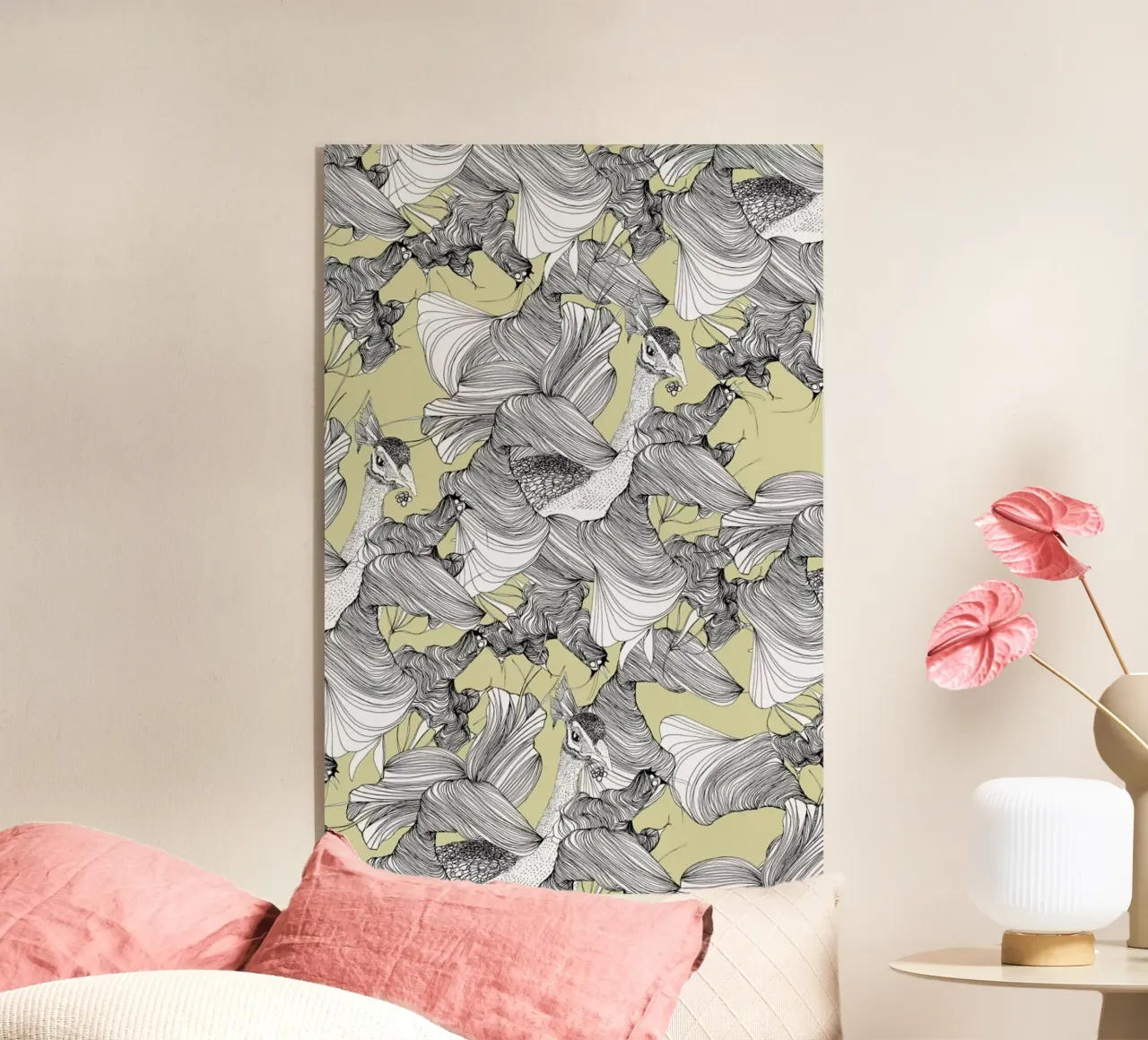 Pavone plexiglass da Giulio Iurissevich