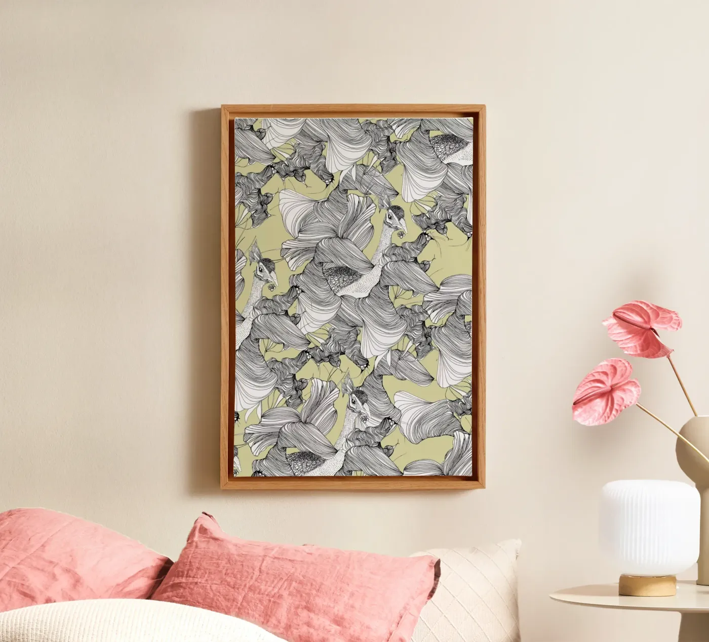 Pavone canvas by Giulio Iurissevich