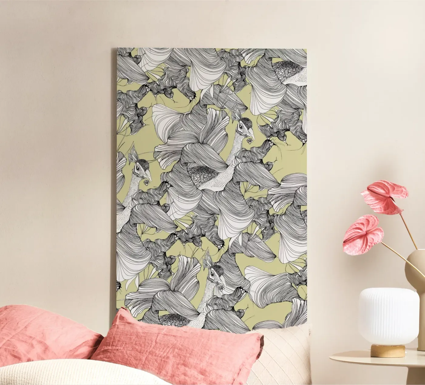 Pavone canvas by Giulio Iurissevich