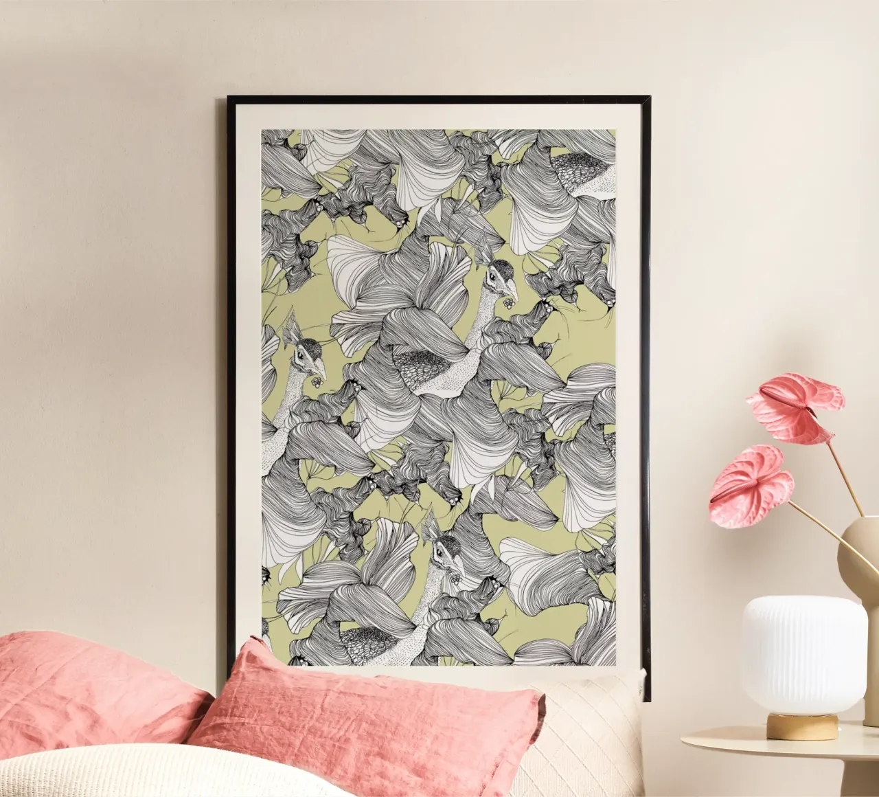 Pavone poster da Giulio Iurissevich