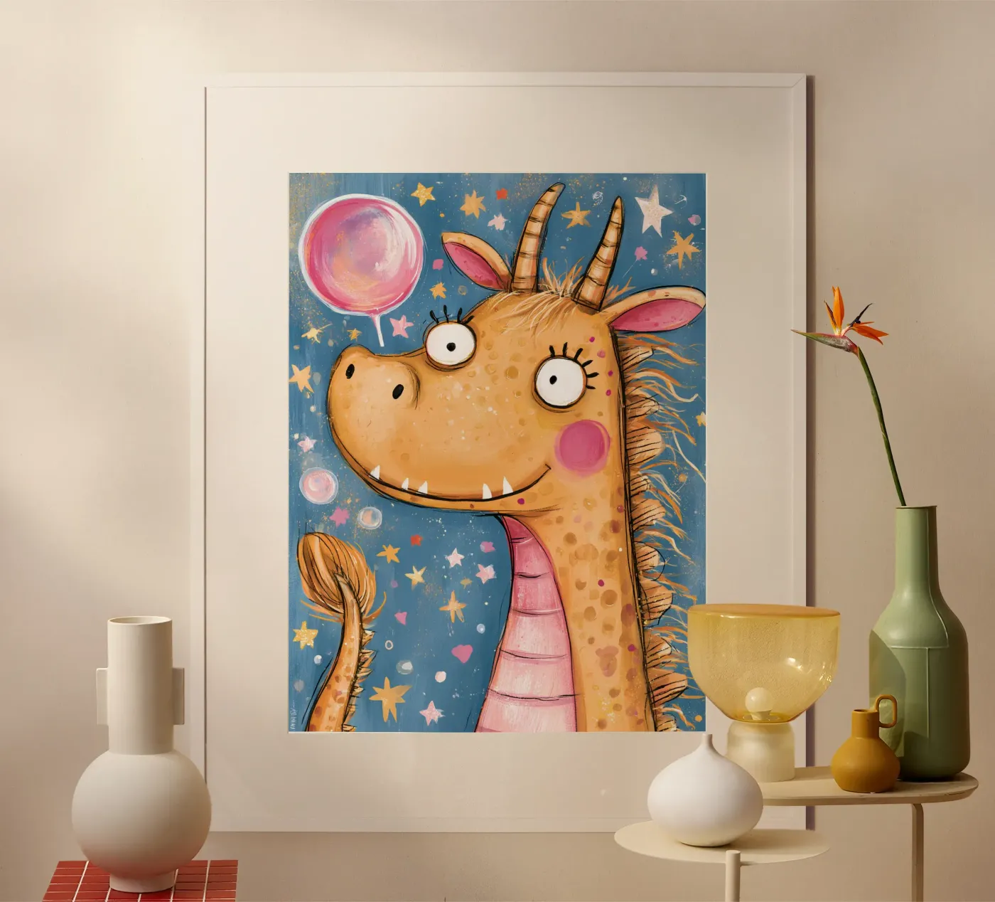 Bubble Trouble Poster von Kids zone