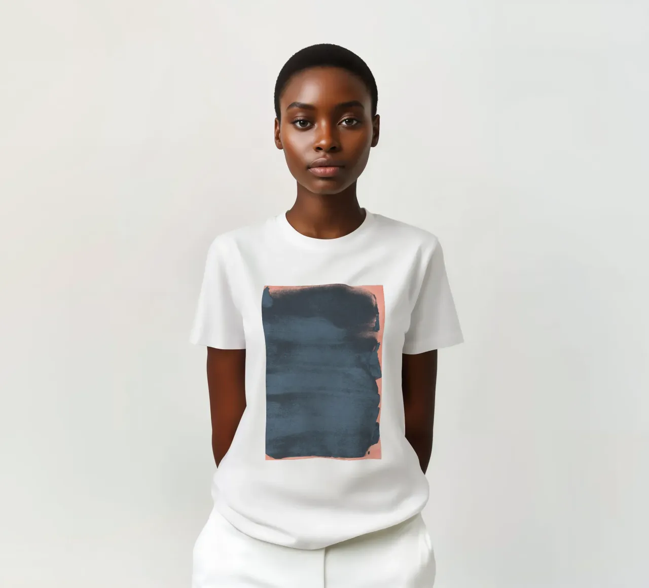 Minimal Abstract Blue Colorfield 05 t-shirt da amini54