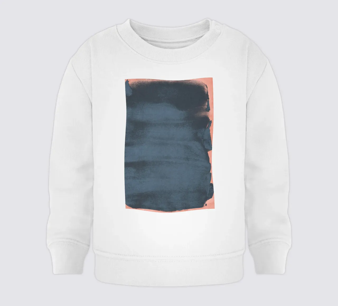 Minimal Abstract Blue Colorfield 05 felpa neonato da amini54