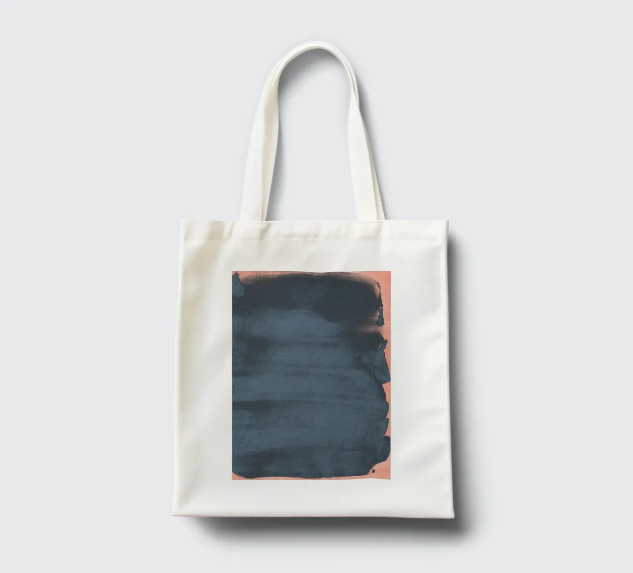 Minimal Abstract Blue Colorfield 05 borsa in juta da amini54