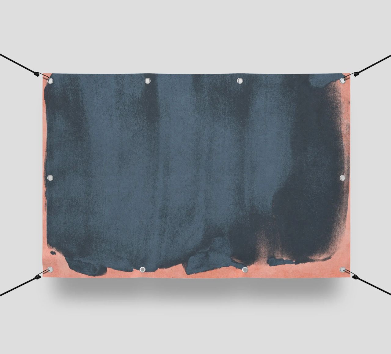 Minimal Abstract Blue Colorfield 05 telo in pvc da amini54