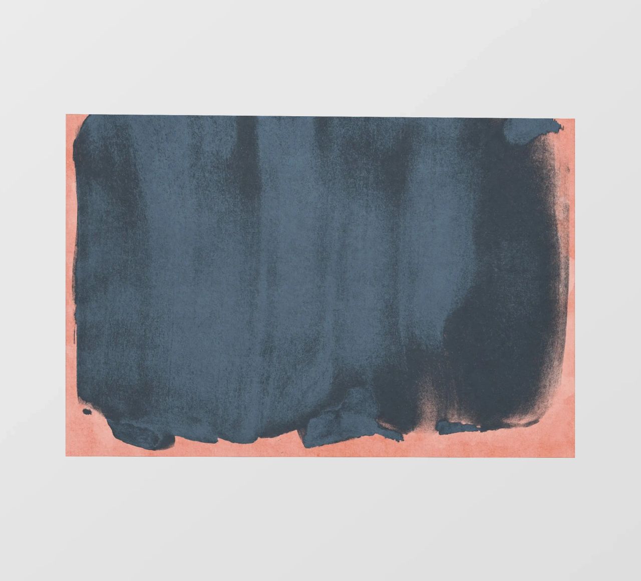 Minimal Abstract Blue Colorfield 05 telo in pvc da amini54