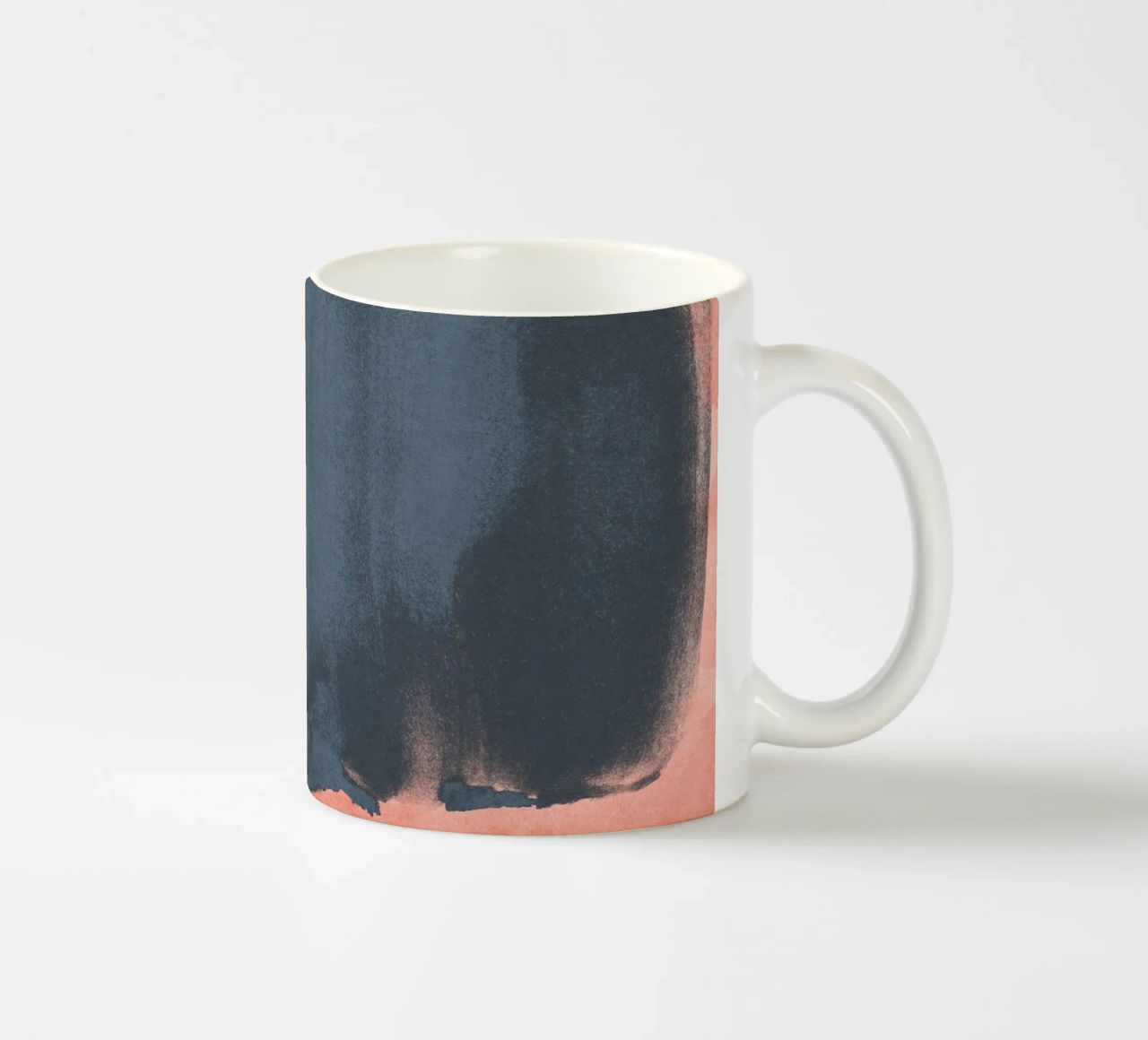 Minimal Abstract Blue Colorfield 05 tazza in ceramica da amini54