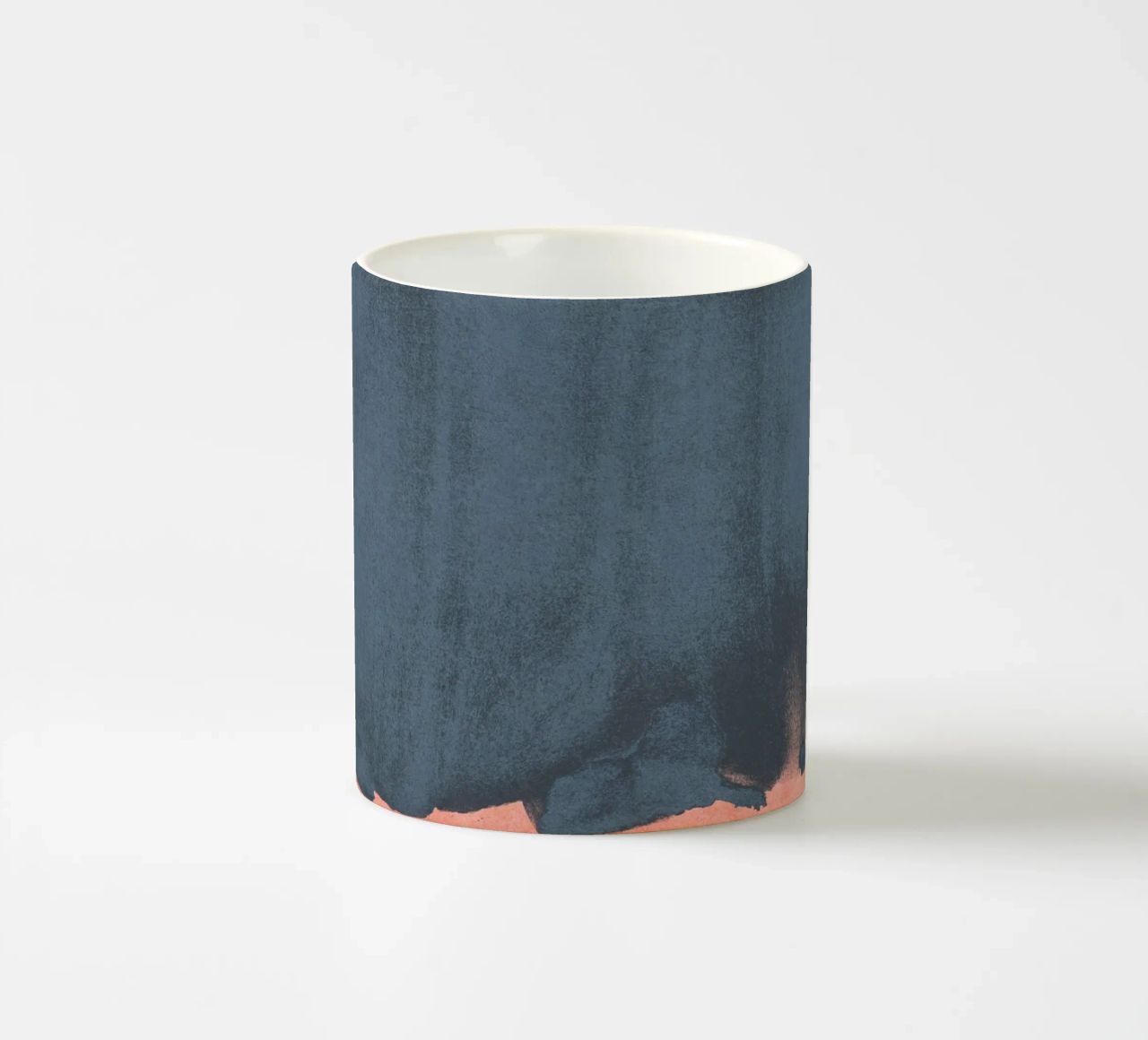 Minimal Abstract Blue Colorfield 05 tazza in ceramica da amini54