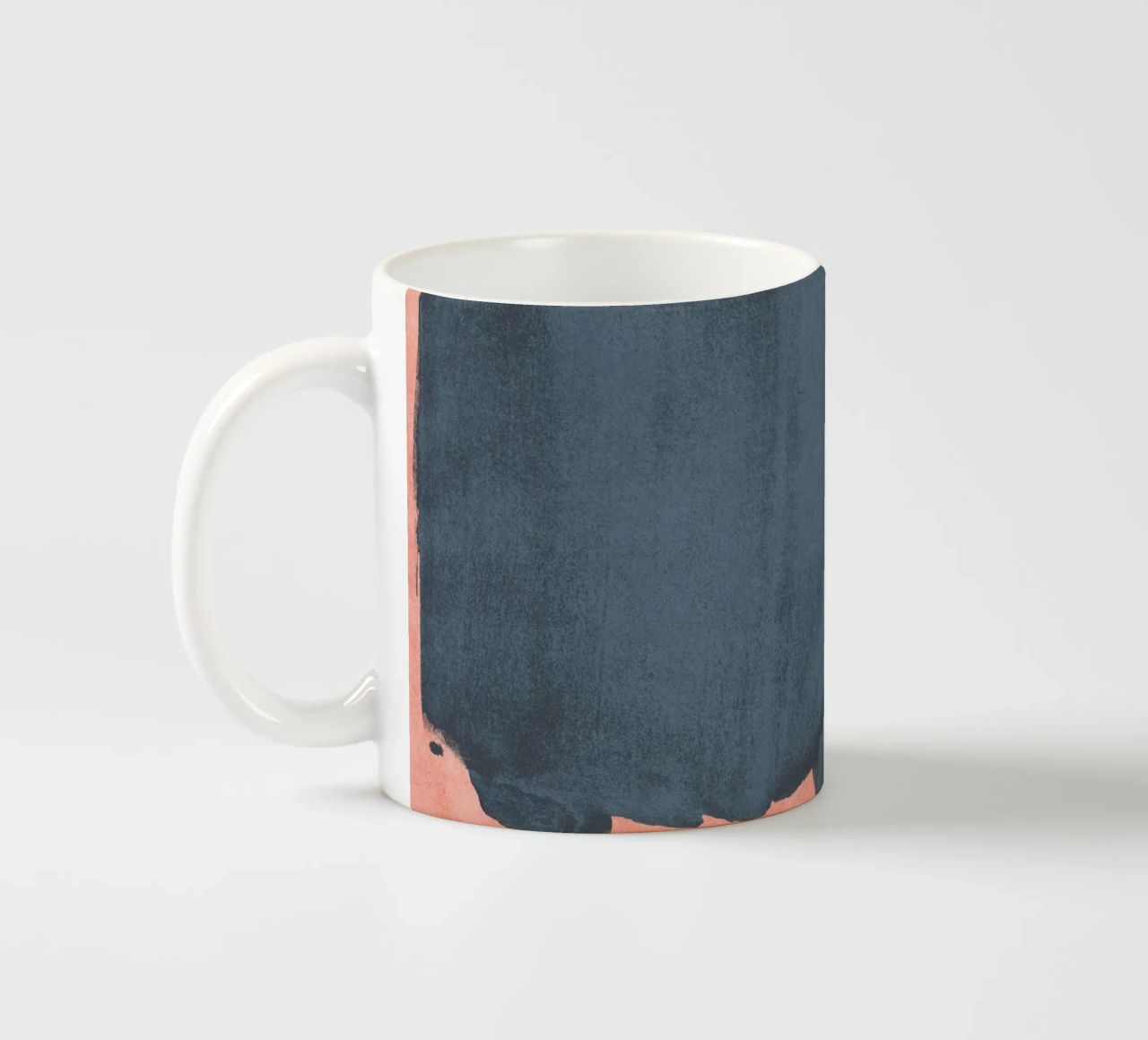 Minimal Abstract Blue Colorfield 05 tazza in ceramica da amini54