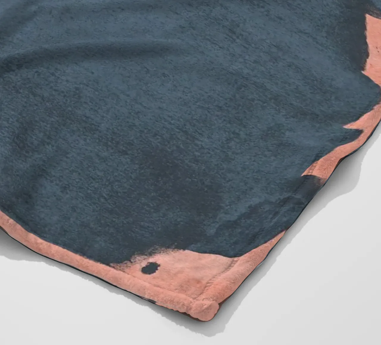 Minimal Abstract Blue Colorfield 05 fleece blanket by amini54