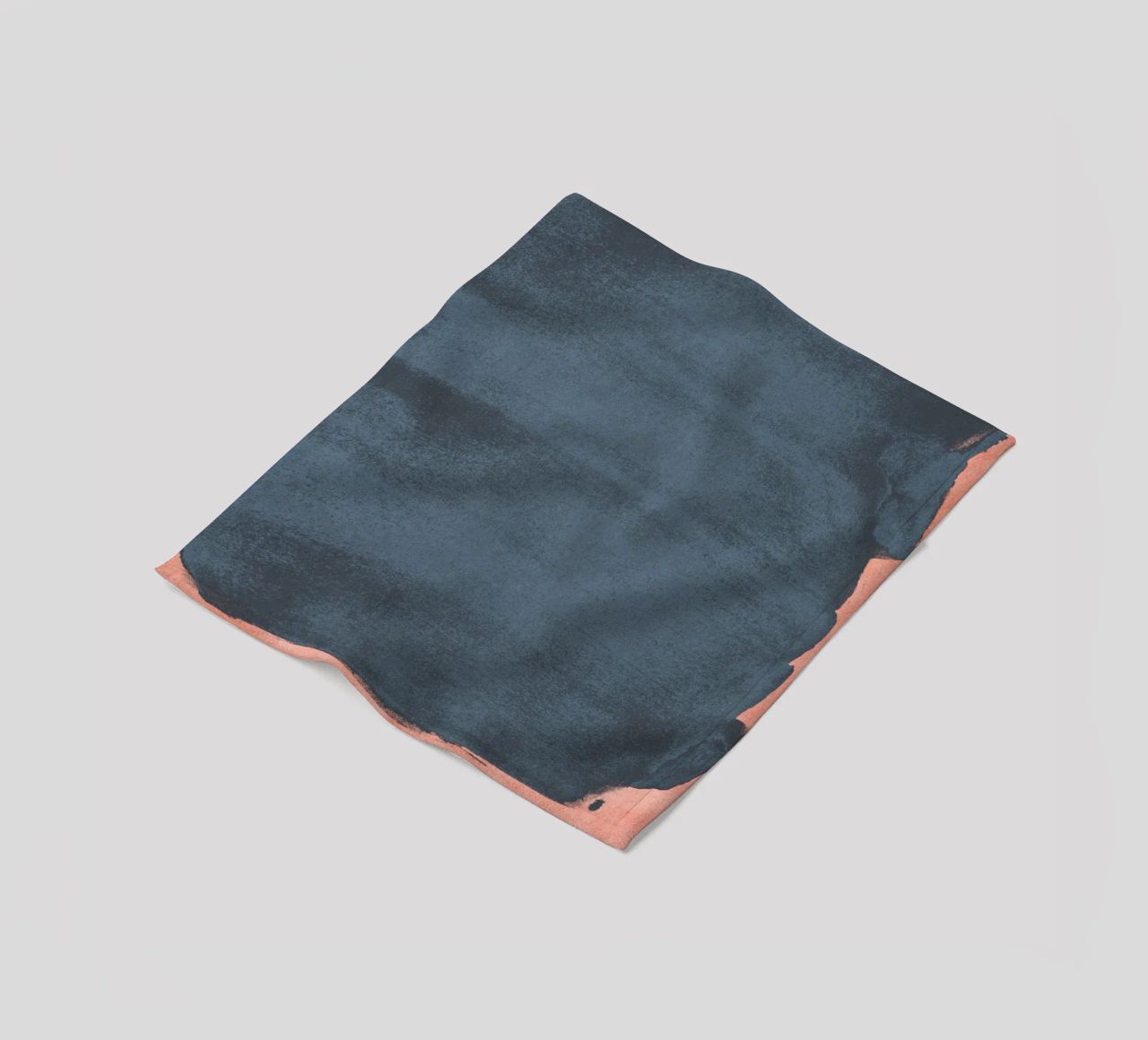 Minimal Abstract Blue Colorfield 05 coperta in pile da amini54
