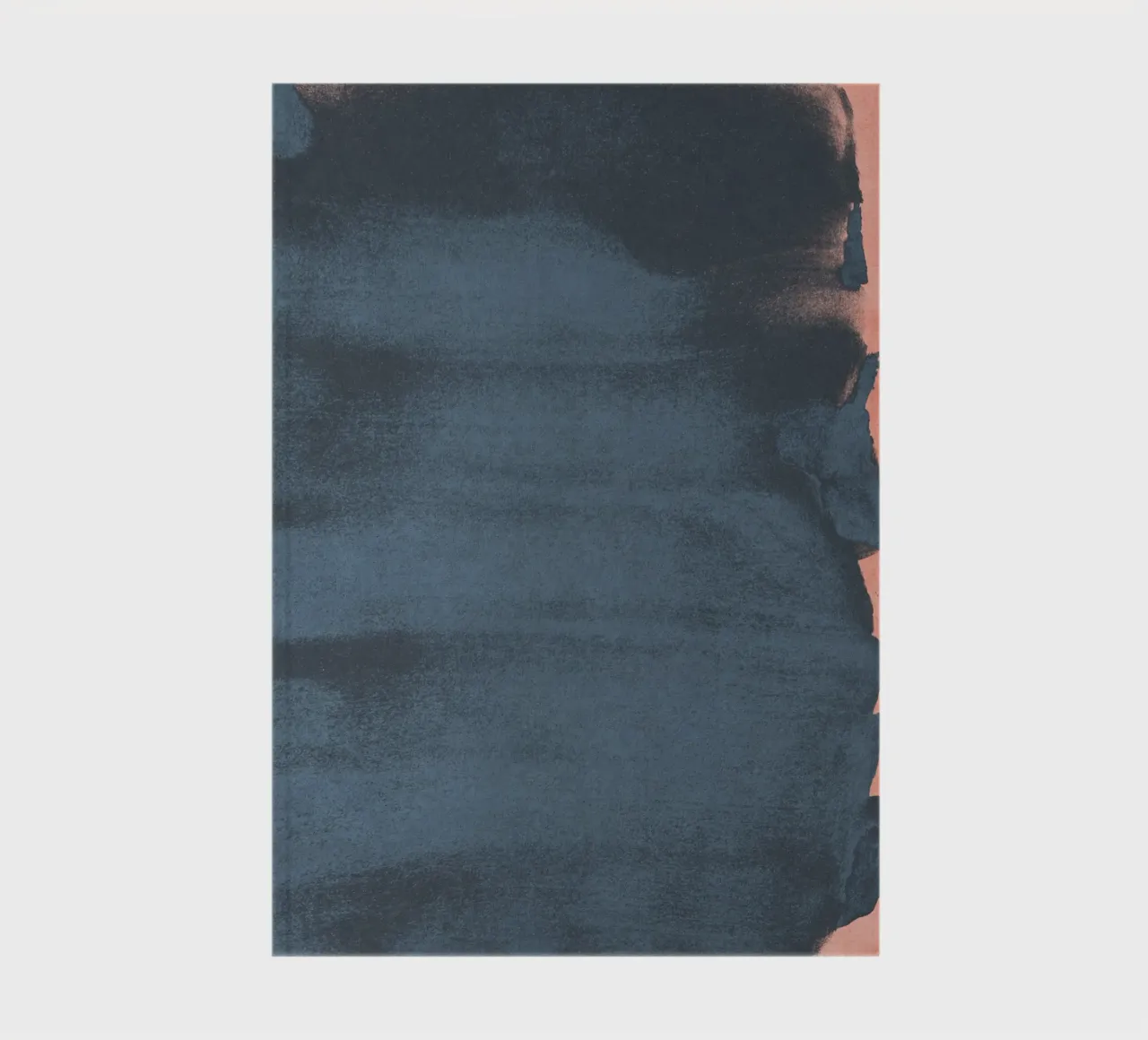 Minimal Abstract Blue Colorfield 05 notebook by amini54