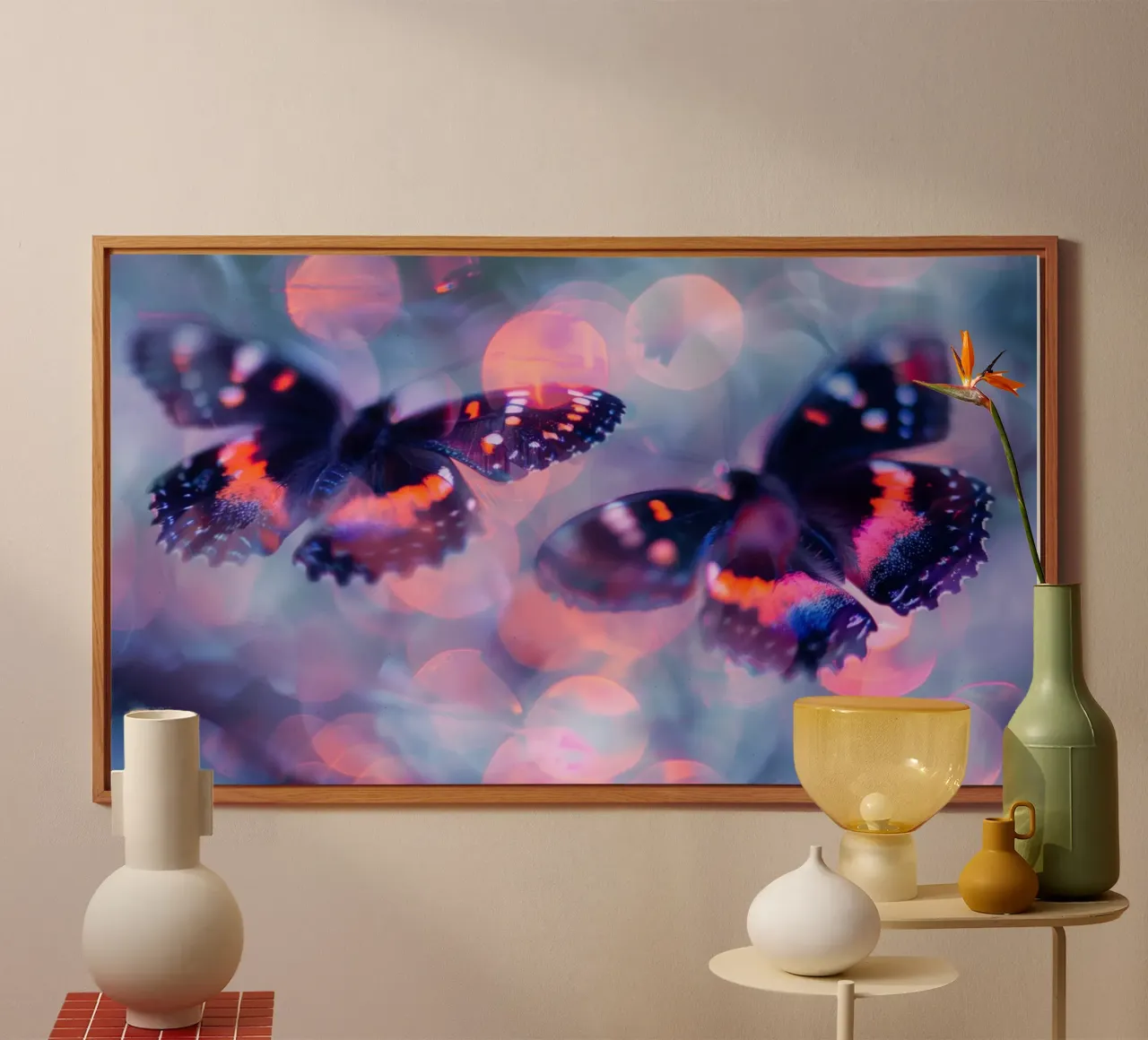 Dancing Butterflies alluminio dibond da treechild