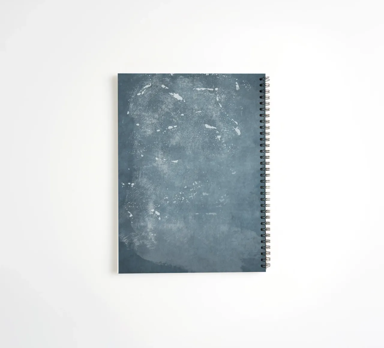 Minimal Abstract Blue 04 spiral notebook by amini54