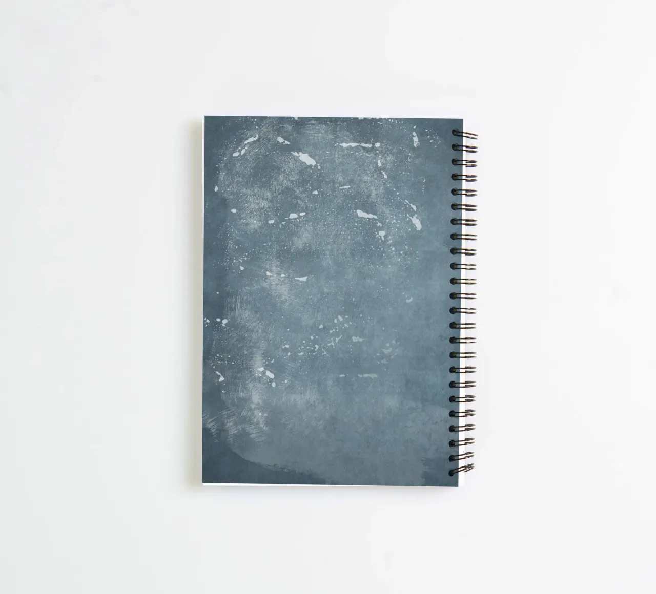 Minimal Abstract Blue 04 spiral notebook by amini54