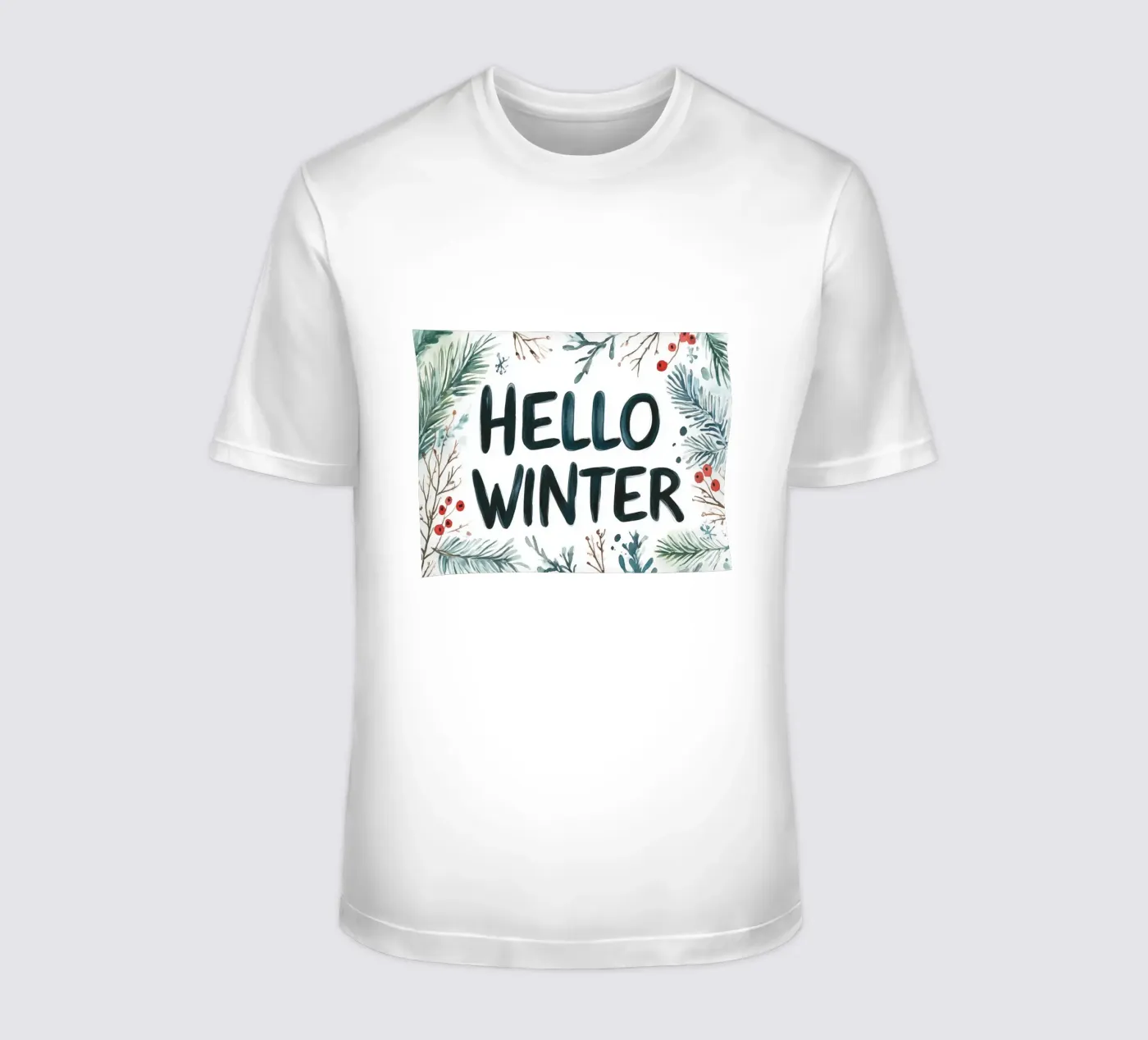 Hello Winter t-shirt da treechild