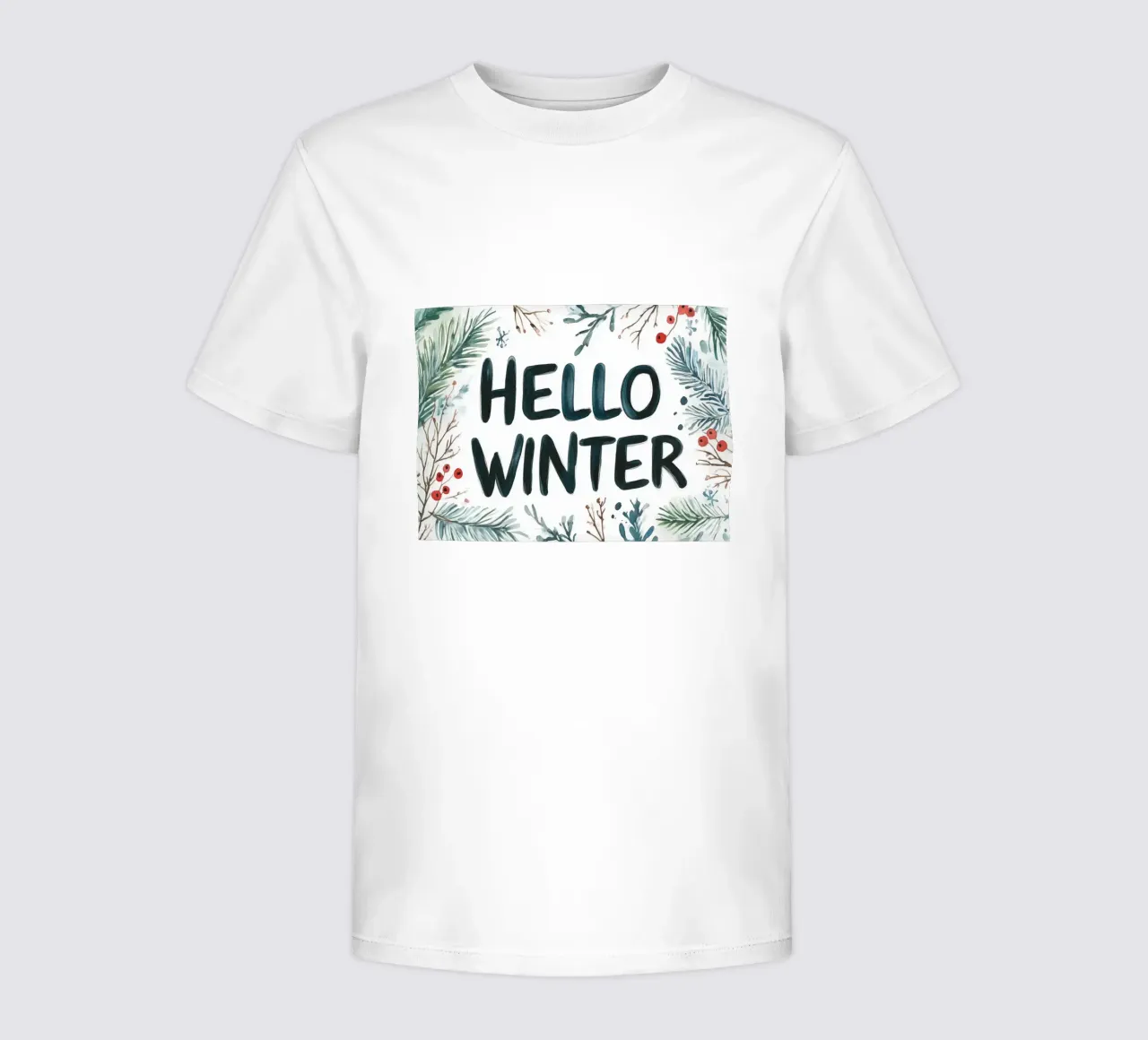 Hello Winter t-shirt bambini da treechild