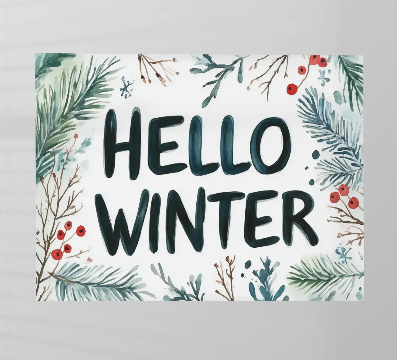 Hello Winter backlit folie van treechild