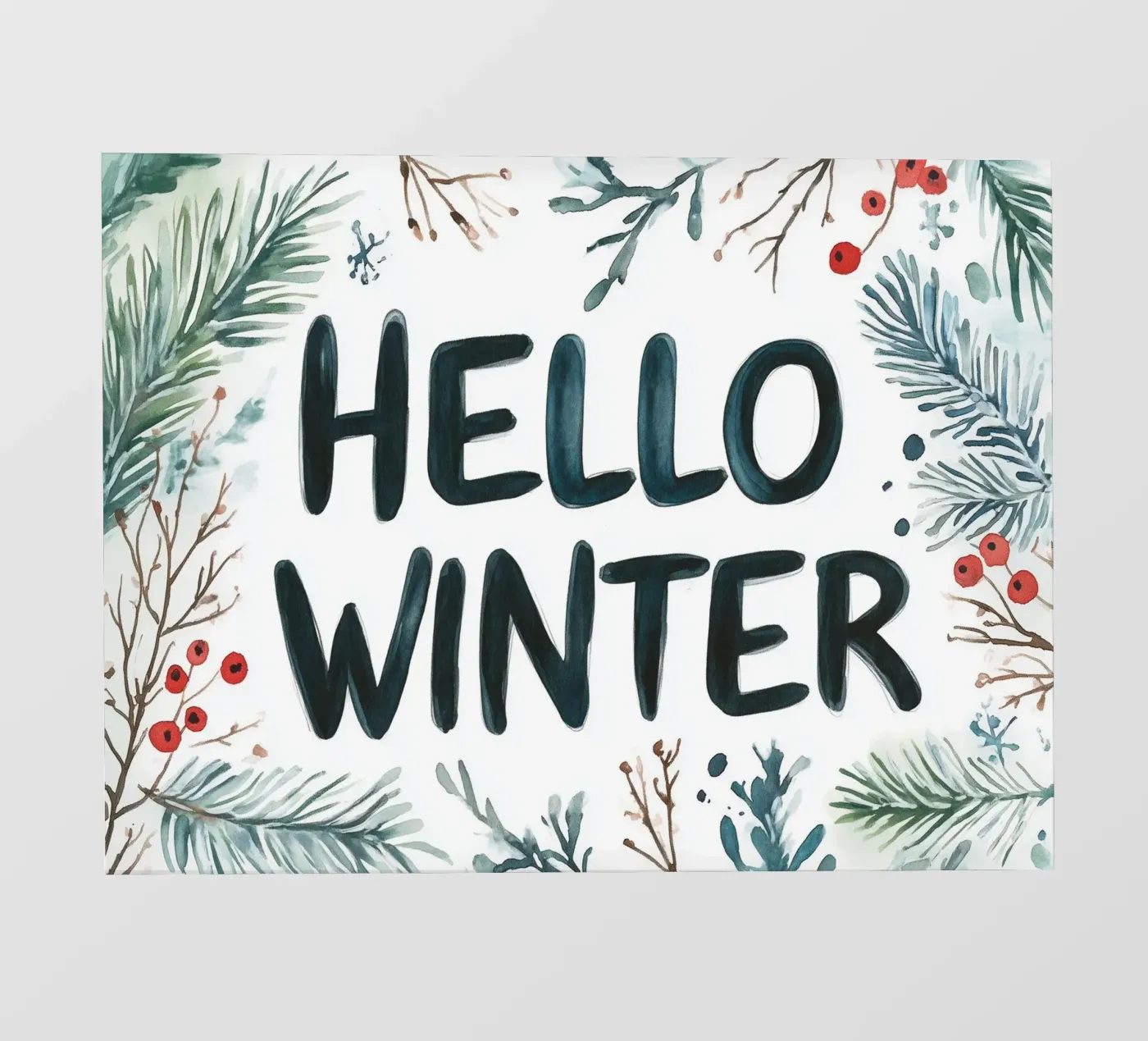 Hello Winter backlit film by treechild