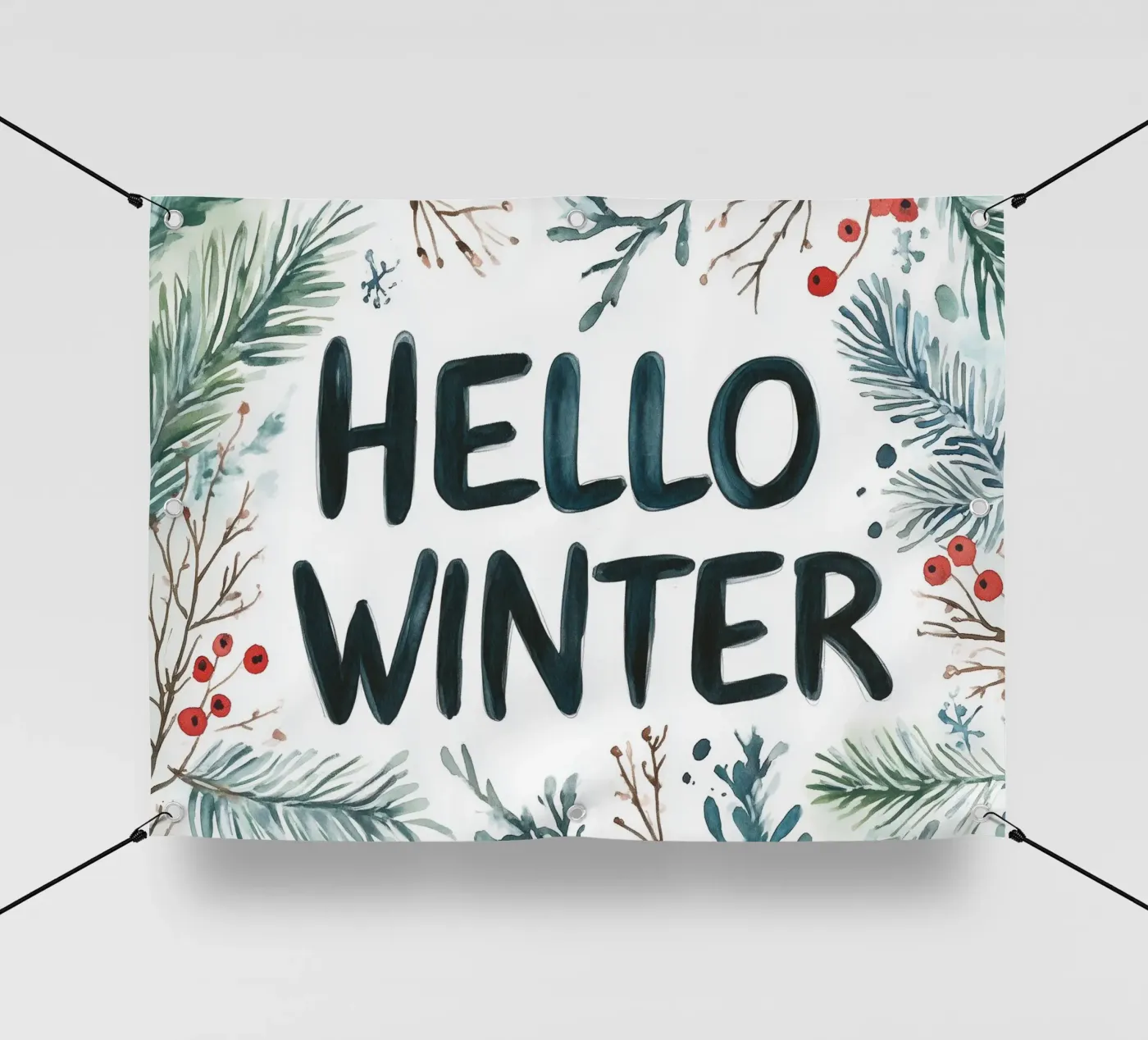 Hello Winter telo in pvc da treechild
