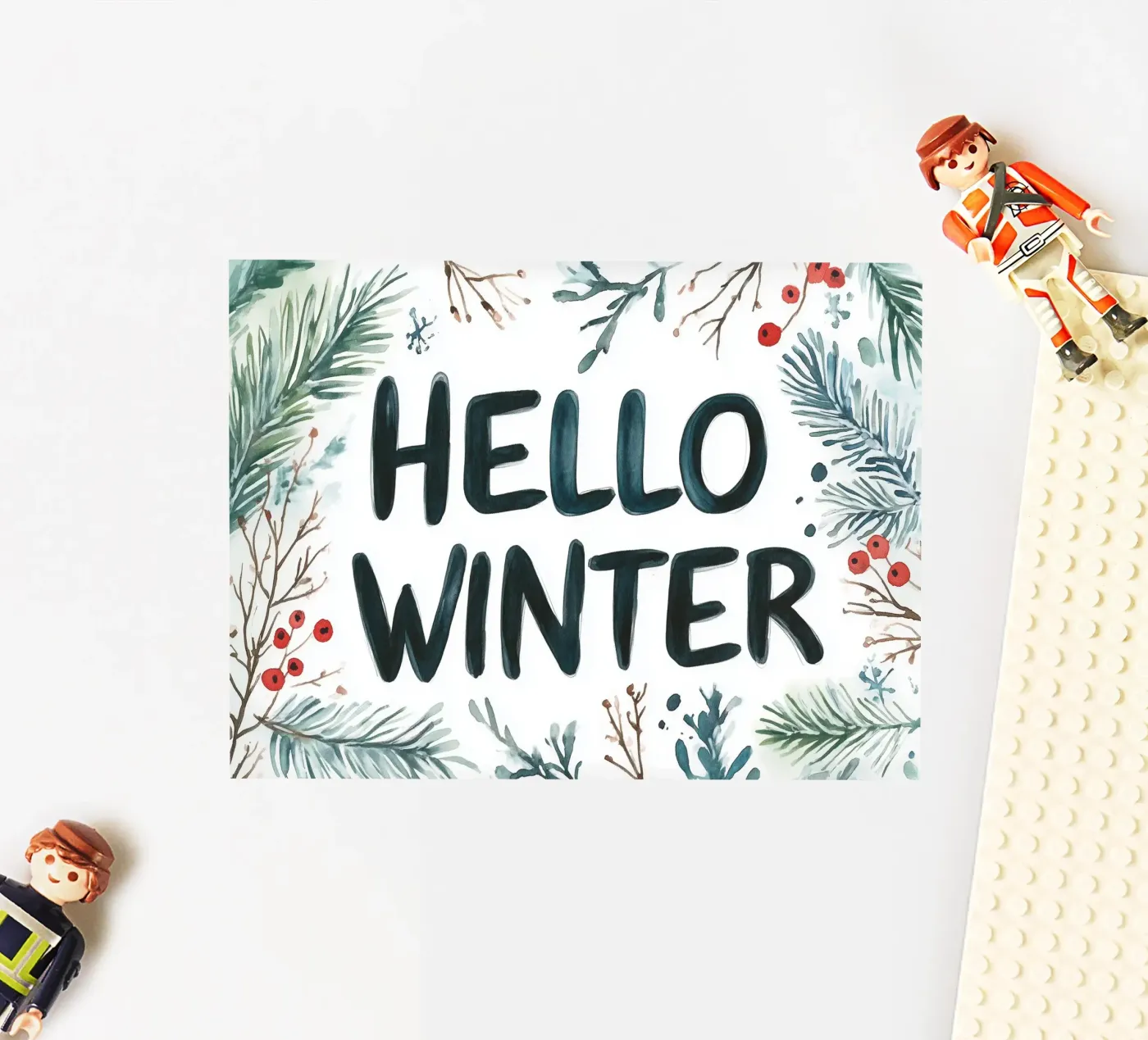 Hello Winter adesivo da treechild