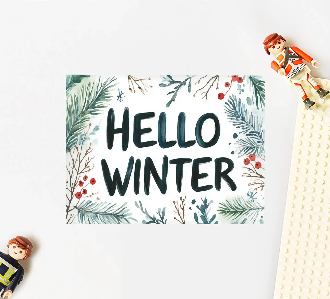 Hello Winter Sticker von treechild