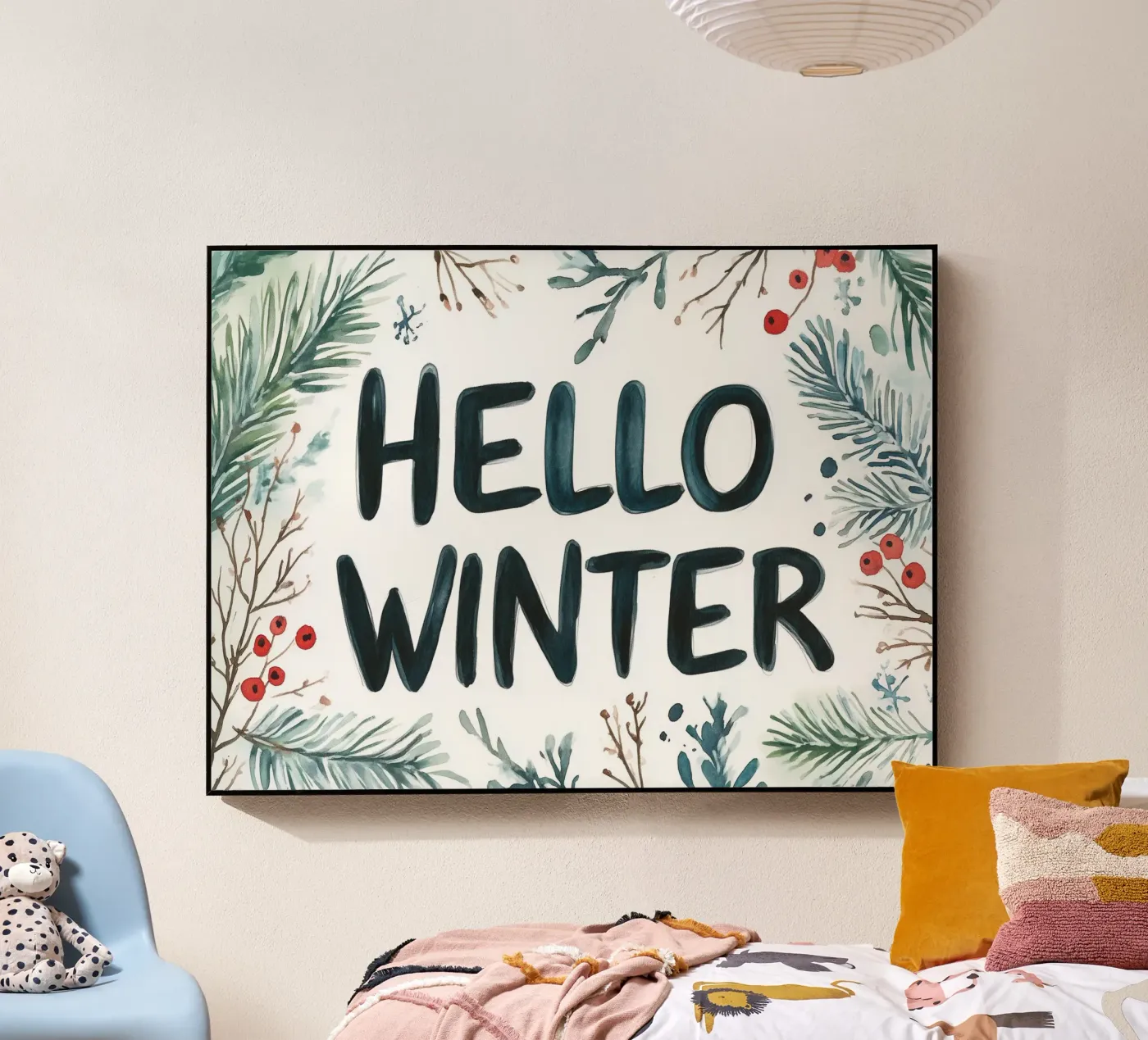 Hello Winter plexiglass da treechild