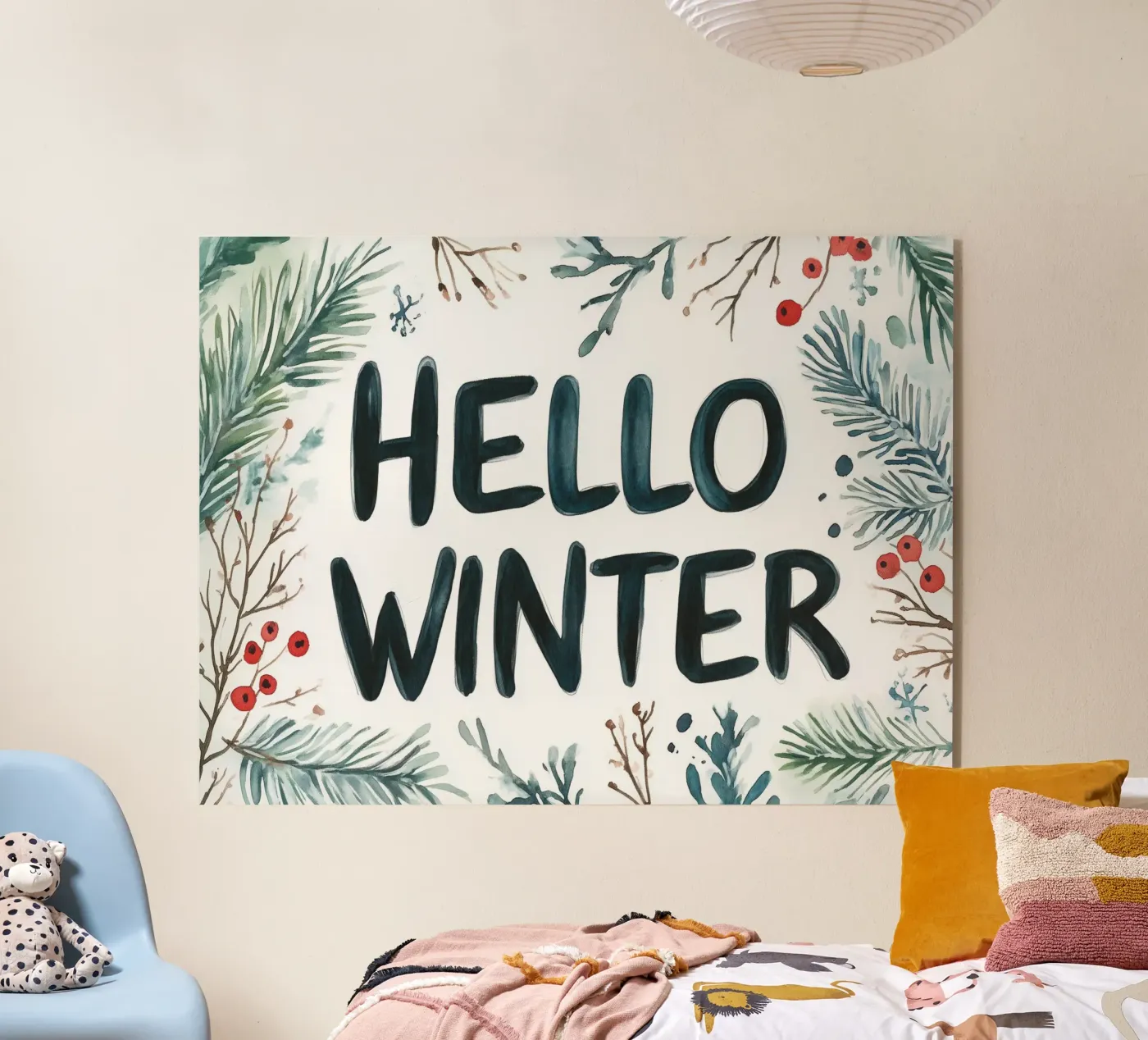 Hello Winter plexiglas de treechild