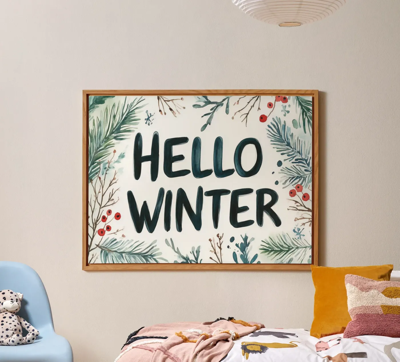 Hello Winter forex plate by treechild