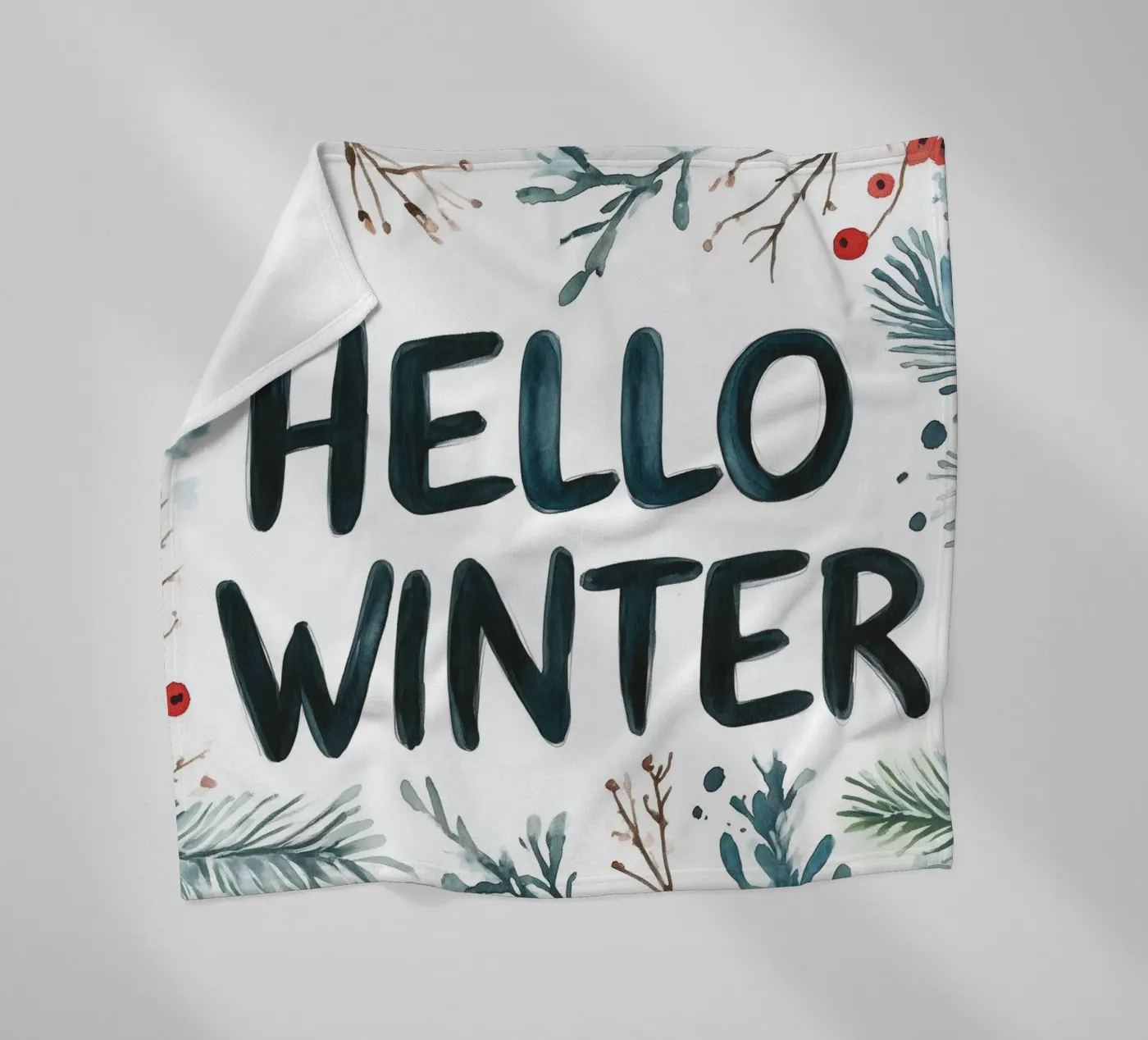 Hello Winter fleecedeken van treechild