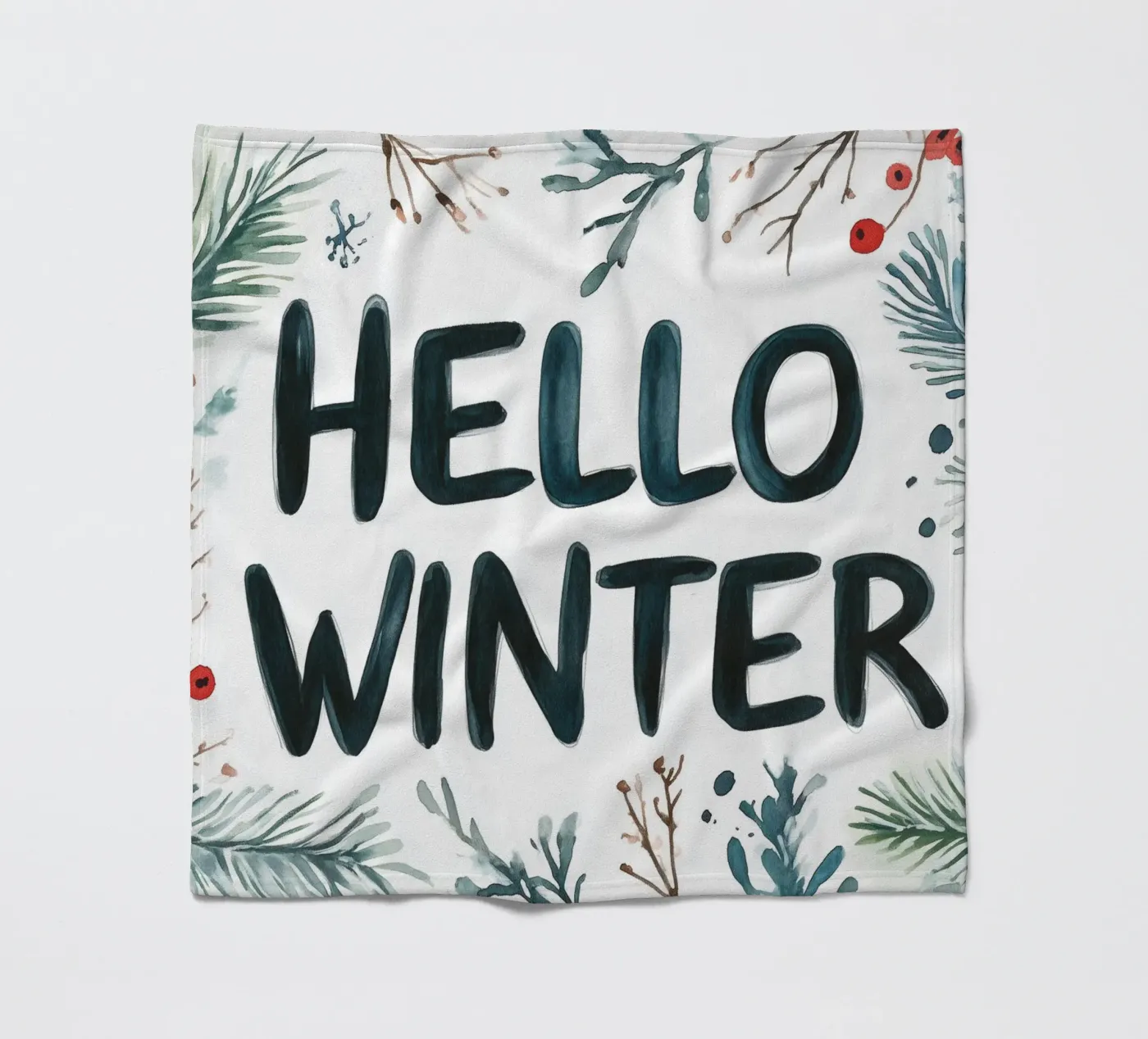 Hello Winter fleecedeken van treechild