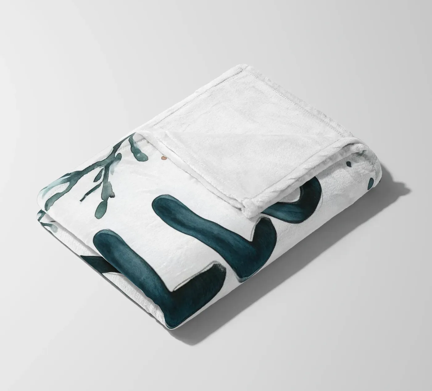 Hello Winter fleece blanket by treechild