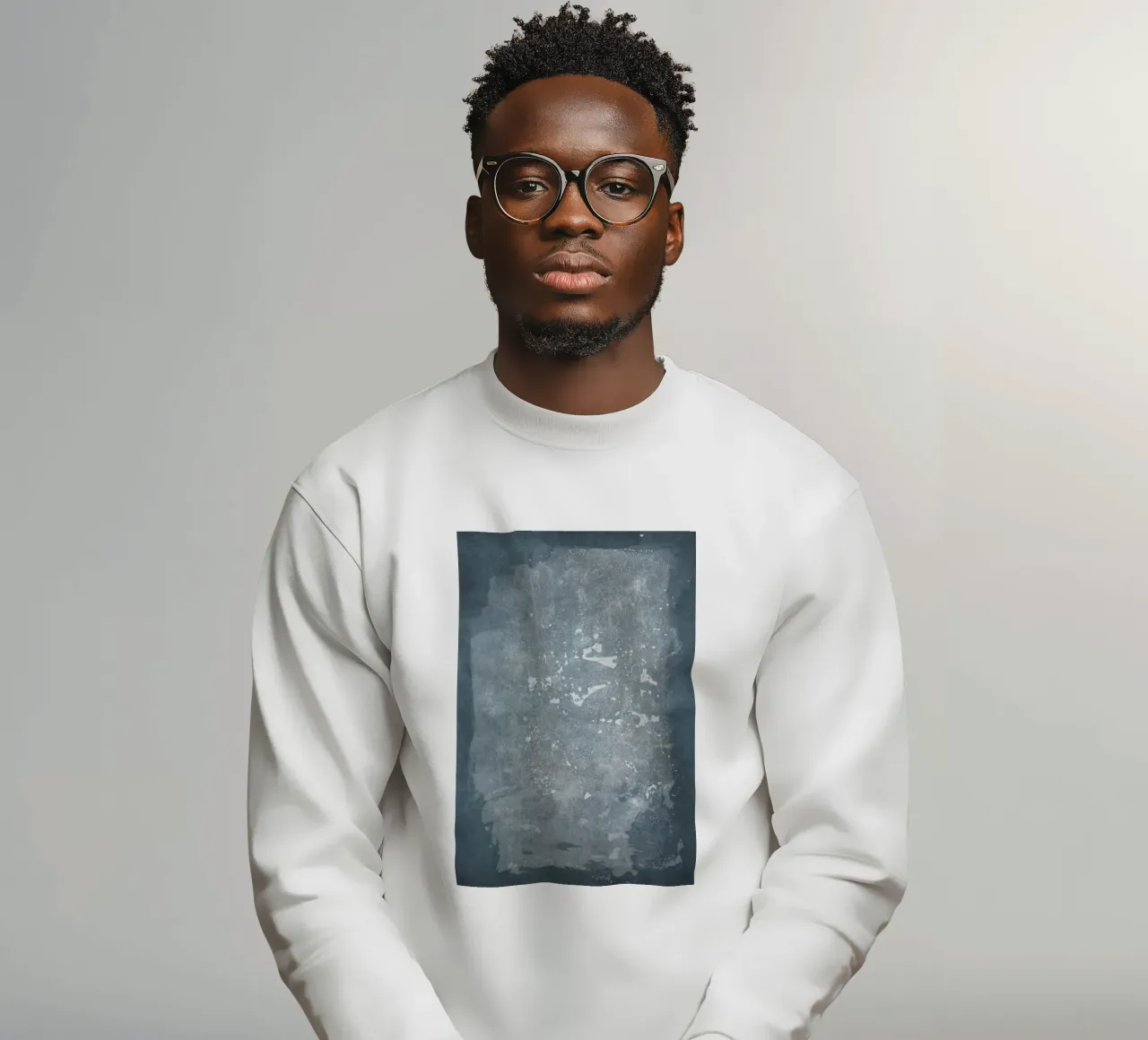 Minimal Abstract Blue 03 felpa da amini54