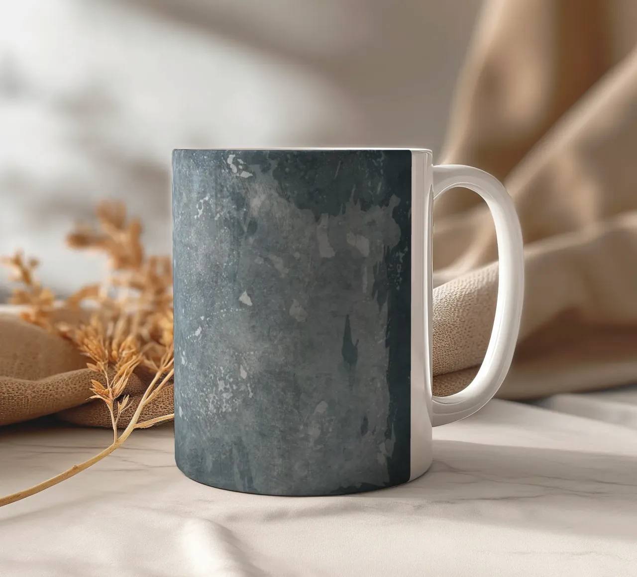 Minimal Abstract Blue 03 tazza in ceramica da amini54