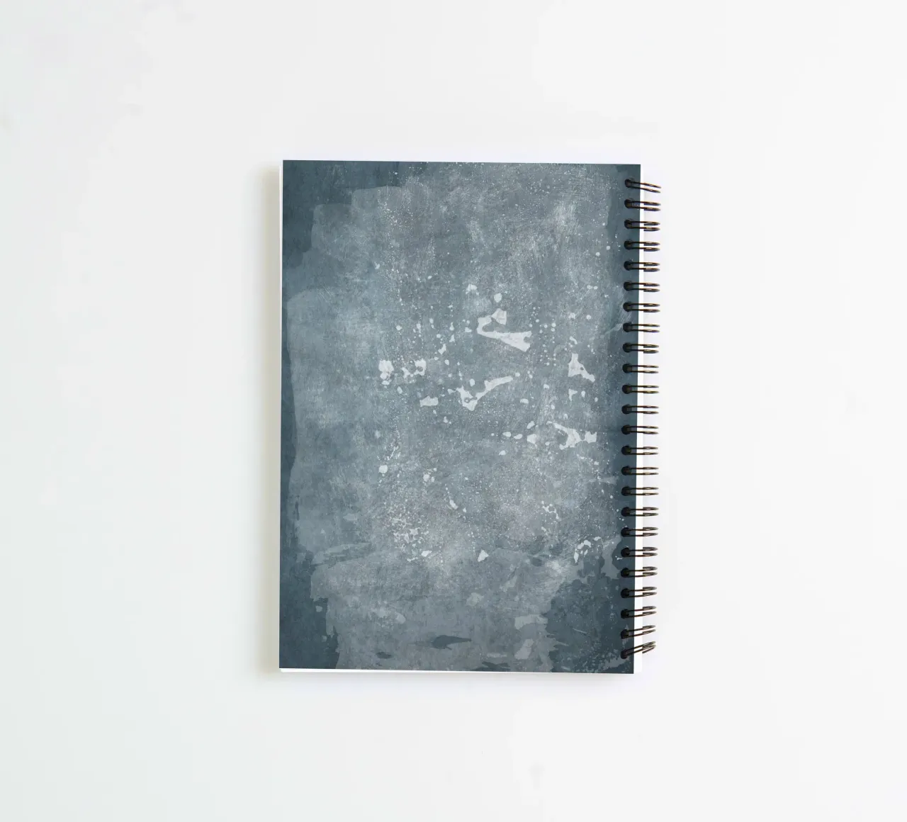Minimal Abstract Blue 03 spiral notebook by amini54