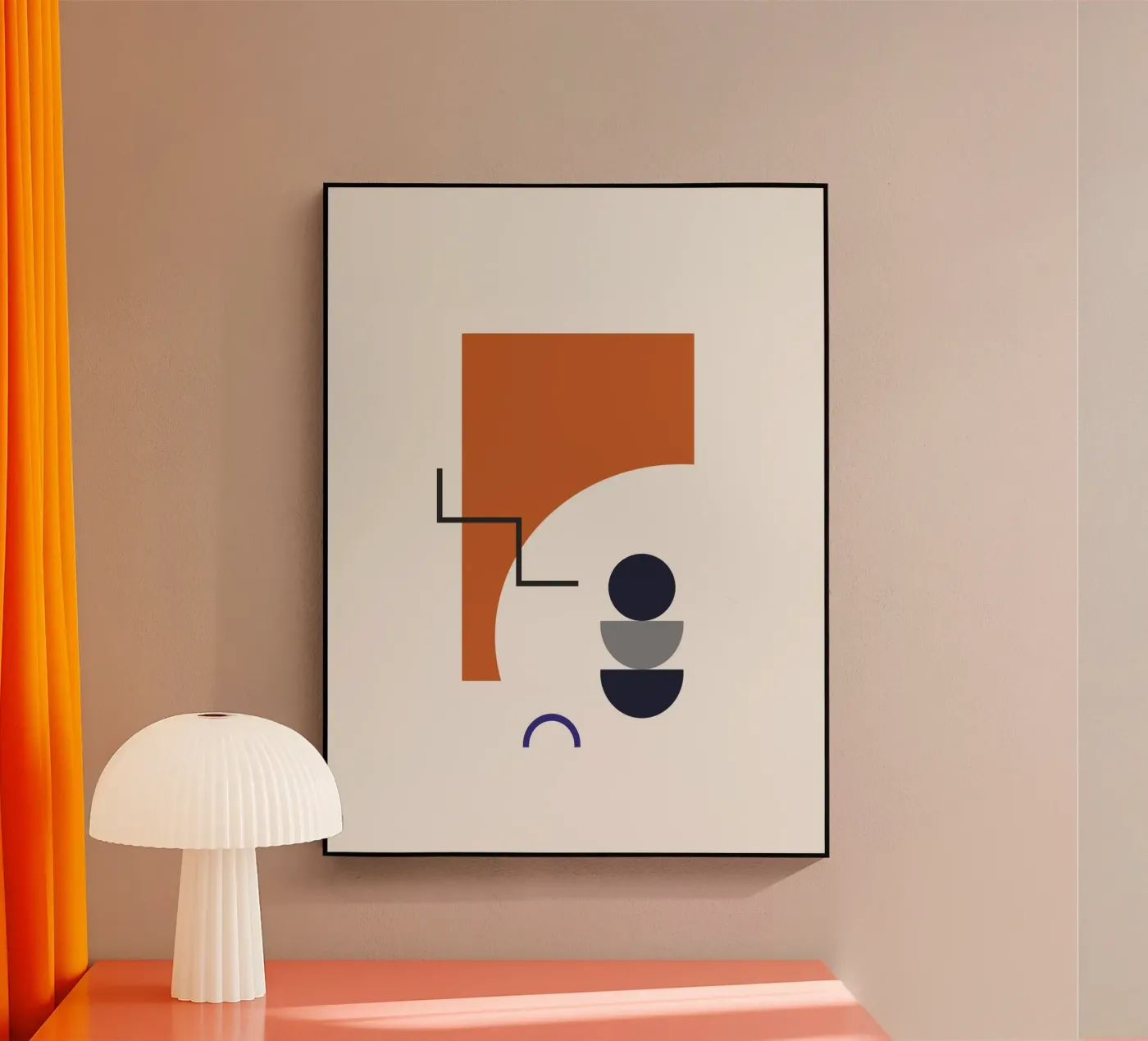 Forme astratte - Autunno plexiglass da KHouse Studio